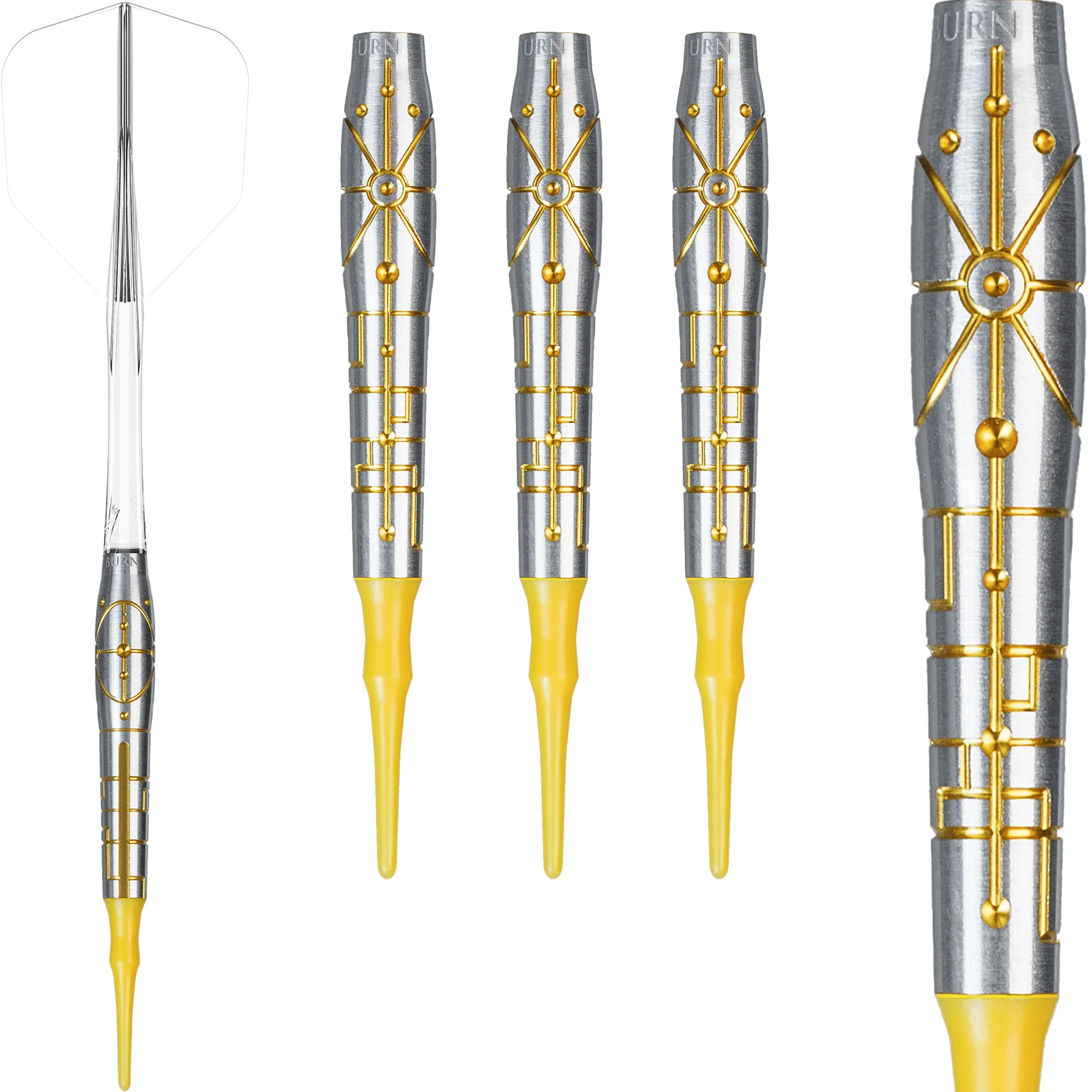 Caliburn Starships Darts - Soft Tip - 95% Tungsten - Falcon - 20g - Image 2
