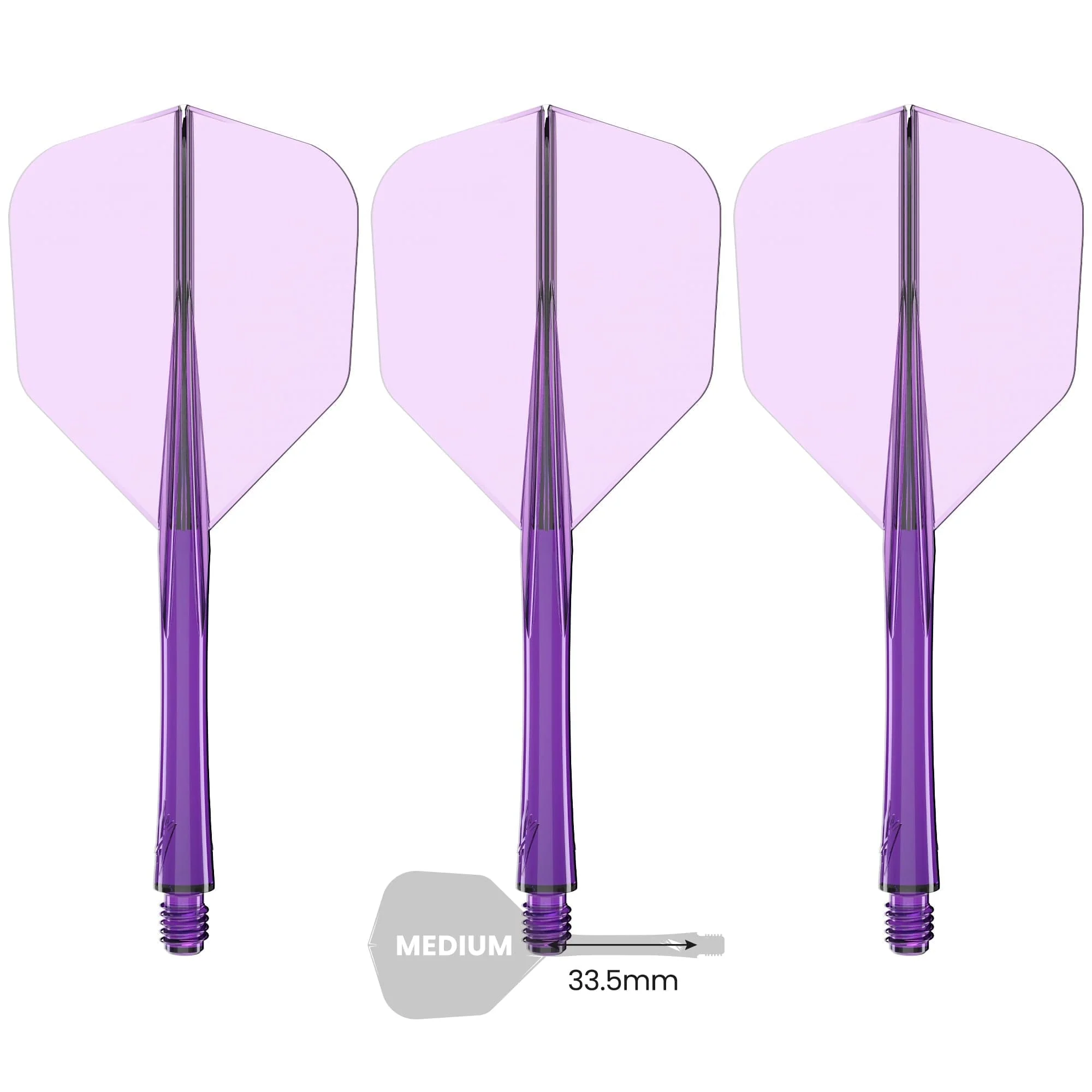 Caliburn SUP Flights - Moulded Flight & Shaft - Standard No6 - Image 11