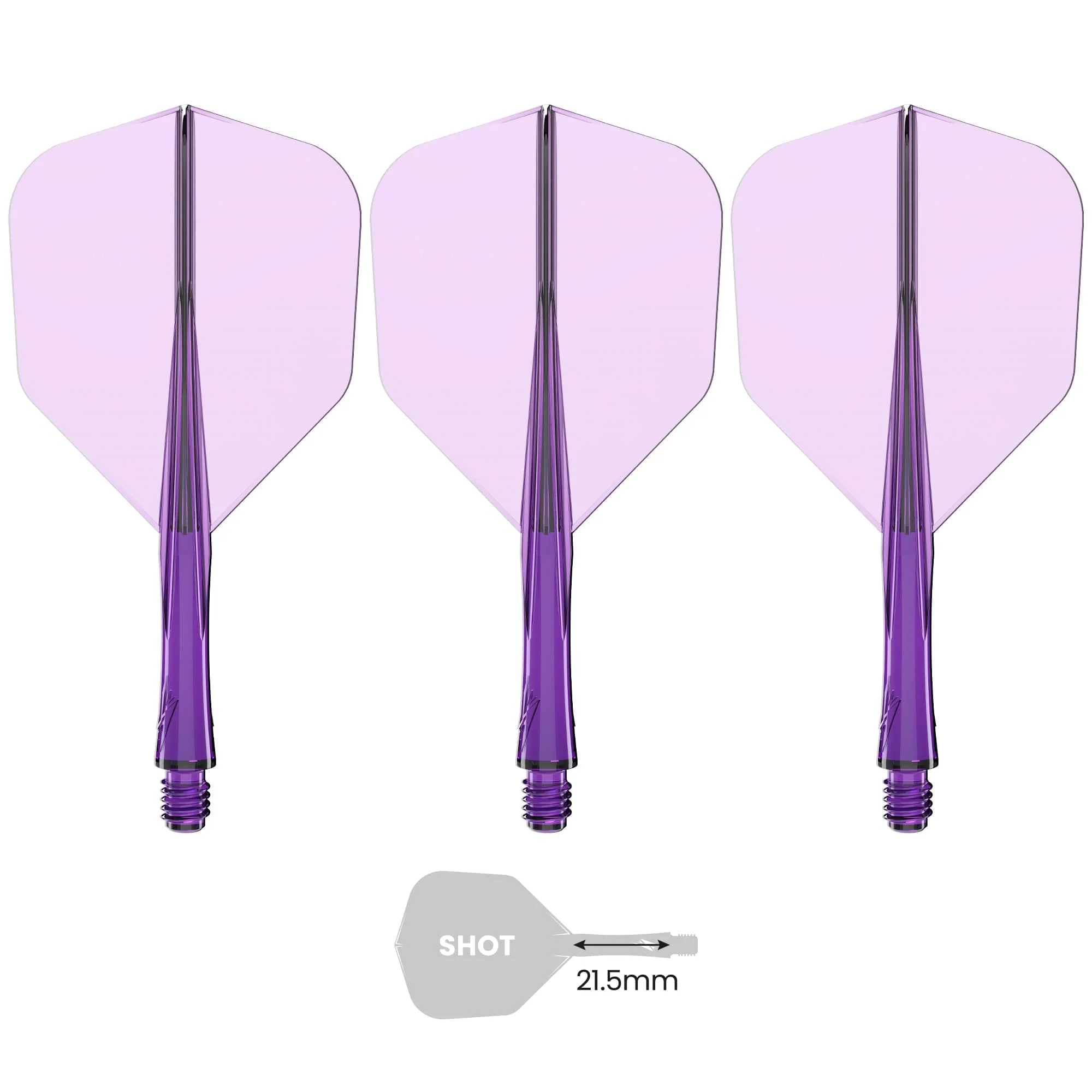 Caliburn SUP Flights - Moulded Flight & Shaft - Standard No6 - Image 12