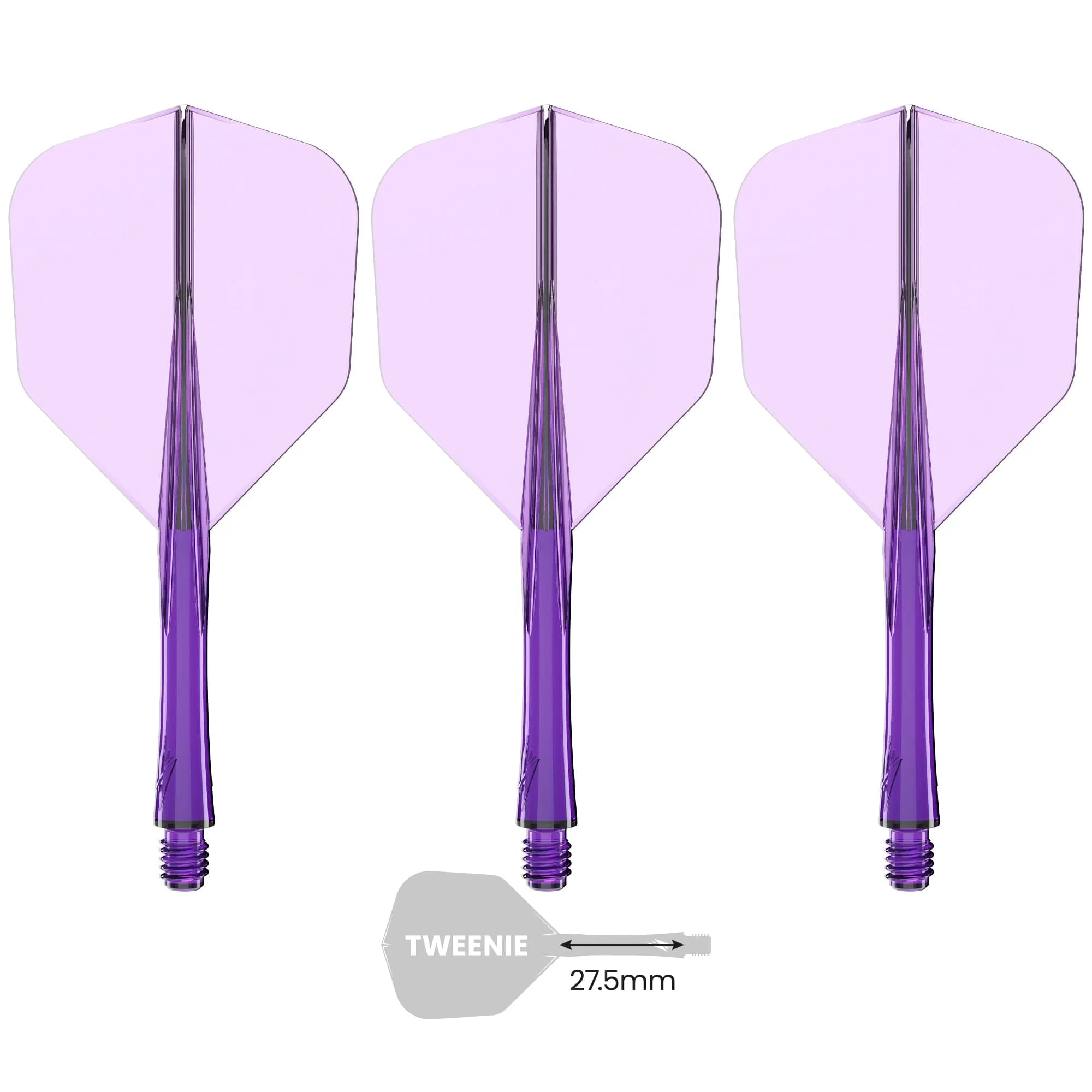 Caliburn SUP Flights - Moulded Flight & Shaft - Standard No6 - Image 13