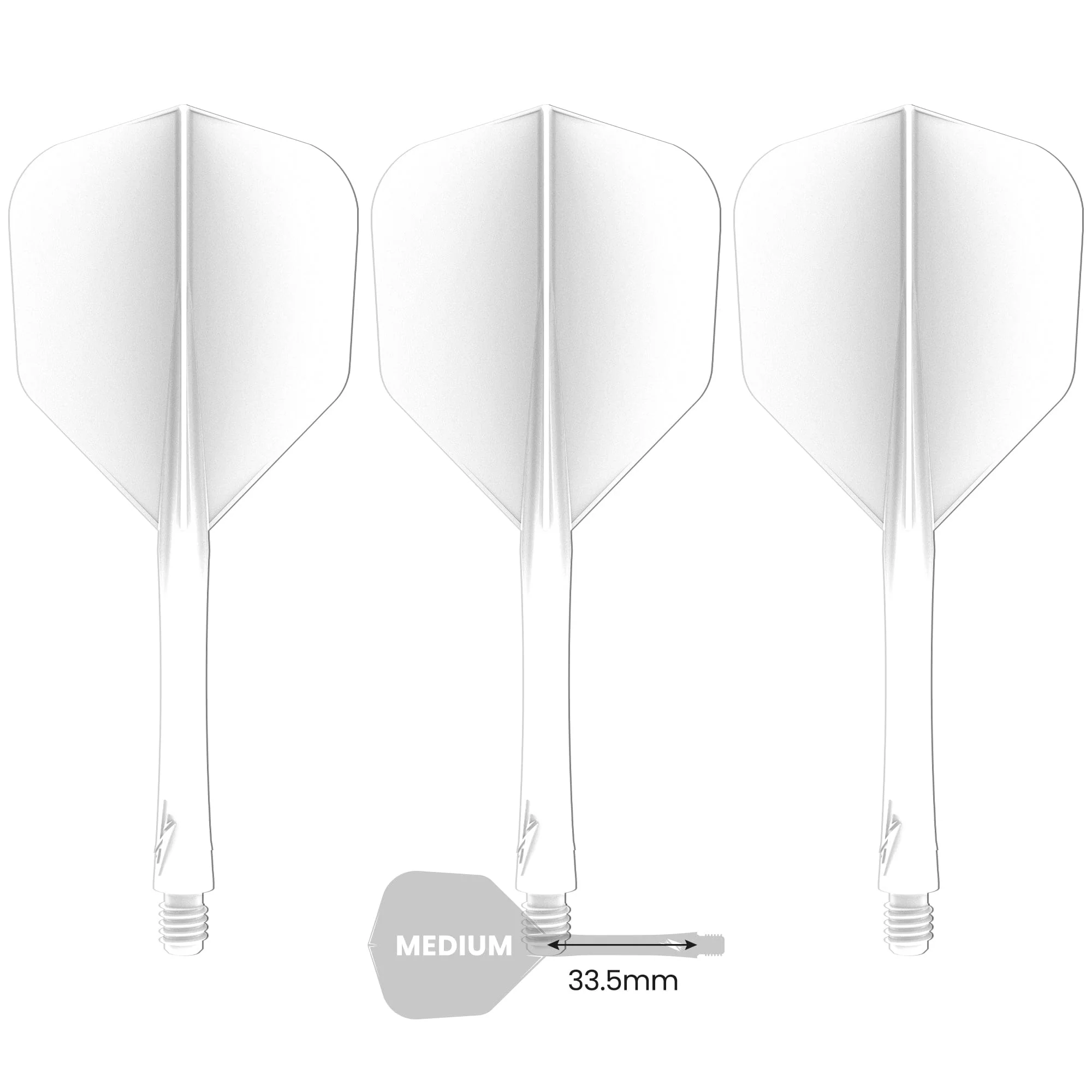 Caliburn SUP Flights - Moulded Flight & Shaft - Standard No6 - Image 14