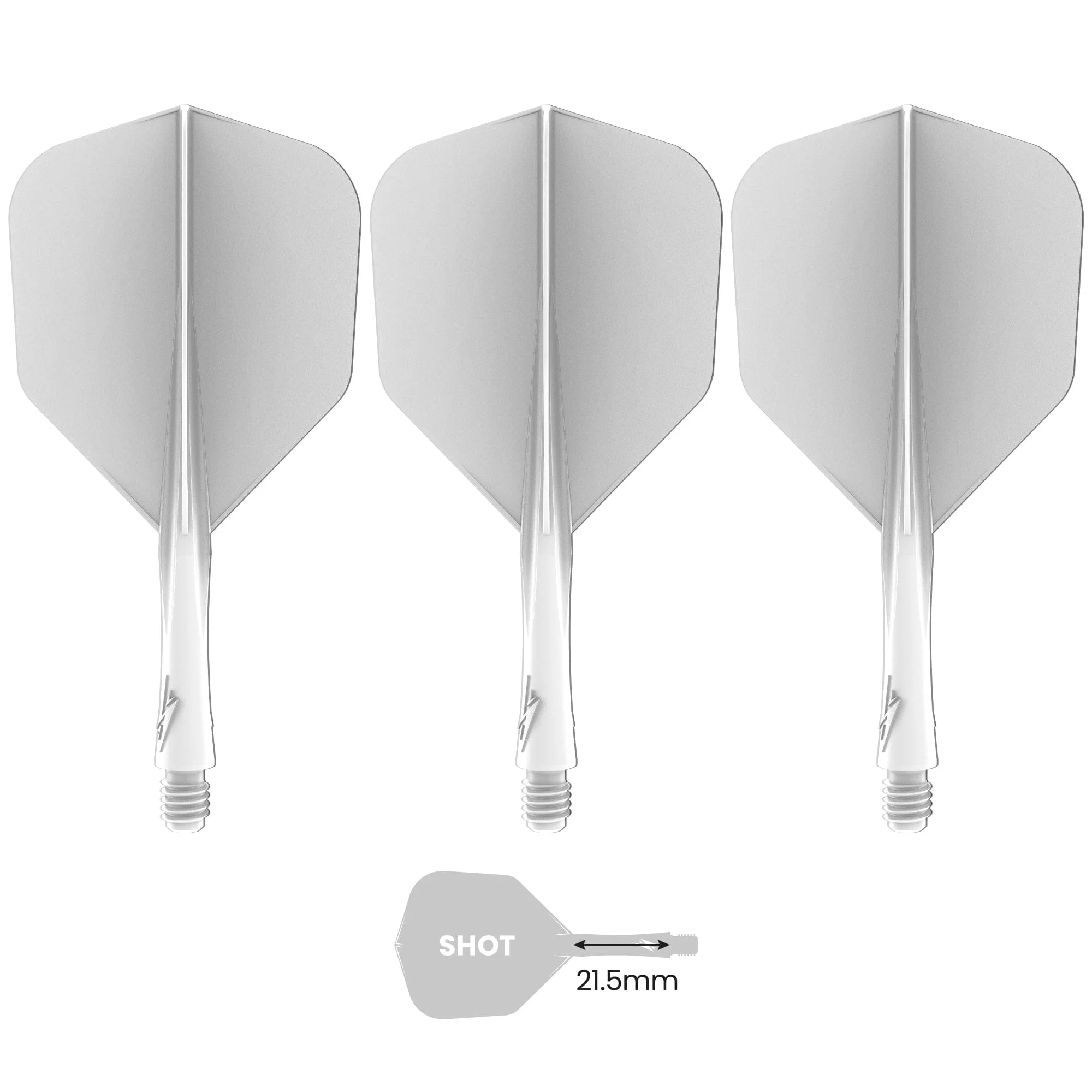 Caliburn SUP Flights - Moulded Flight & Shaft - Standard No6 - Image 15