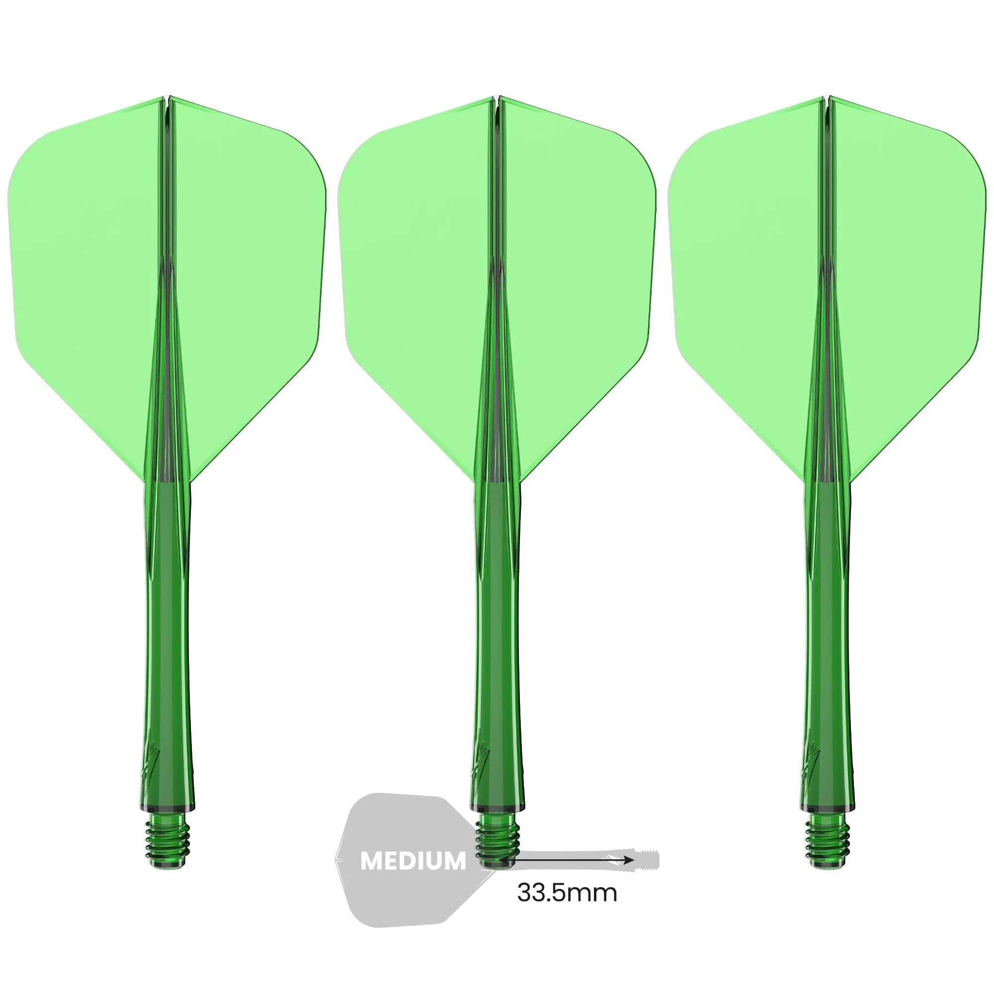 Caliburn SUP Flights - Moulded Flight & Shaft - Standard No6 - Image 17