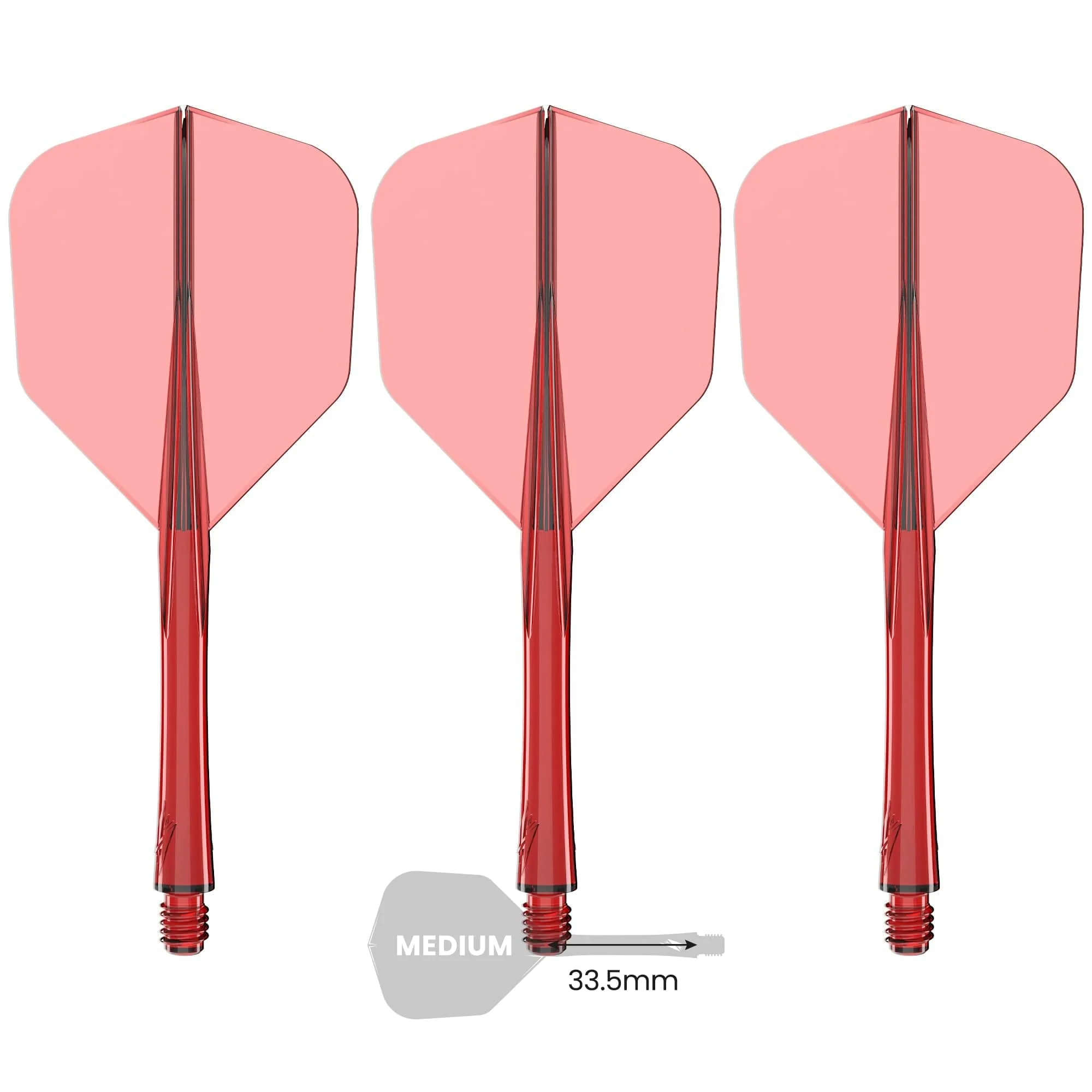 Caliburn SUP Flights - Moulded Flight & Shaft - Standard No6 - Image 20