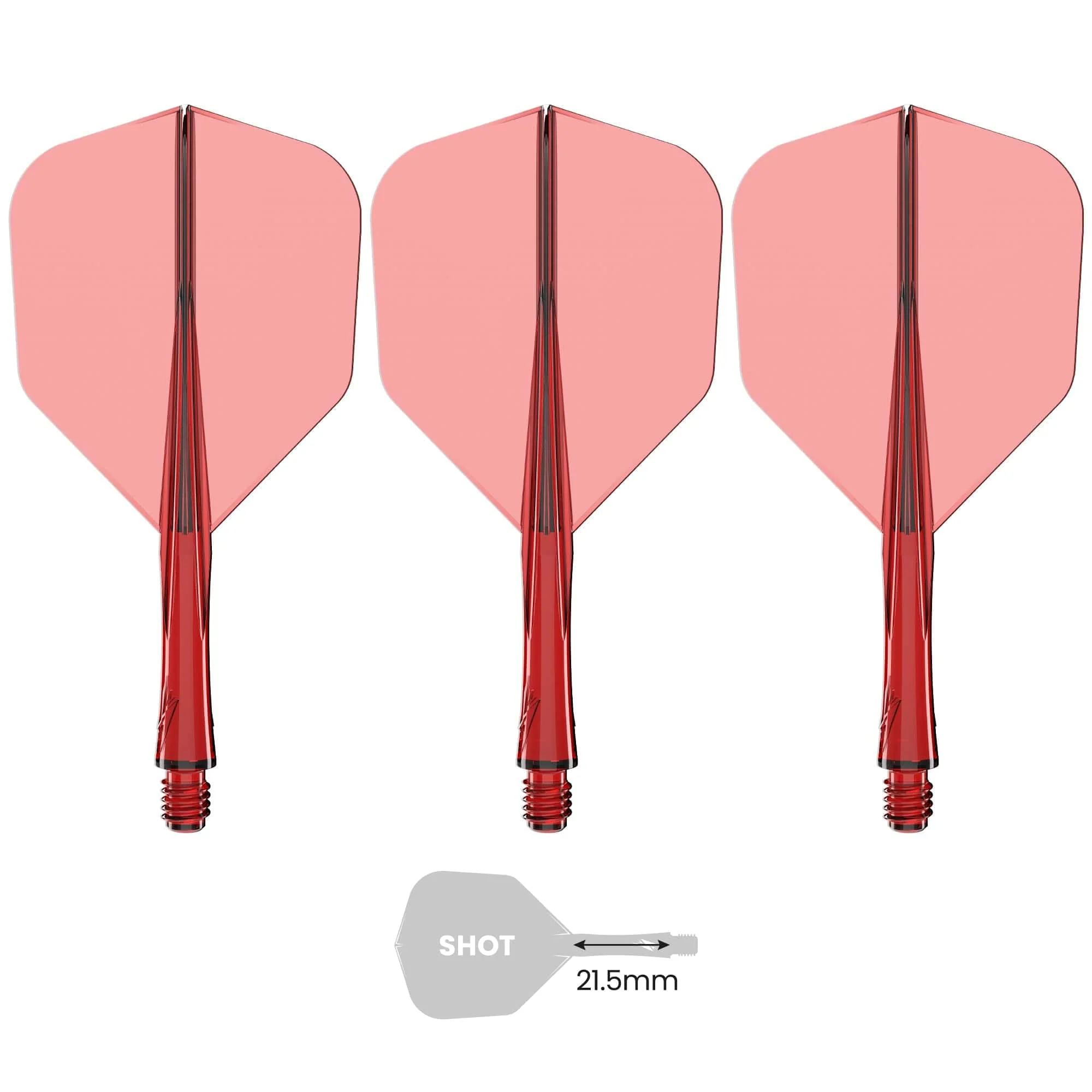 Caliburn SUP Flights - Moulded Flight & Shaft - Standard No6 - Image 21