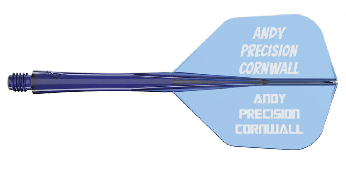 Caliburn SUP Flights - Moulded Flight & Shaft - Standard No6 - Image 27