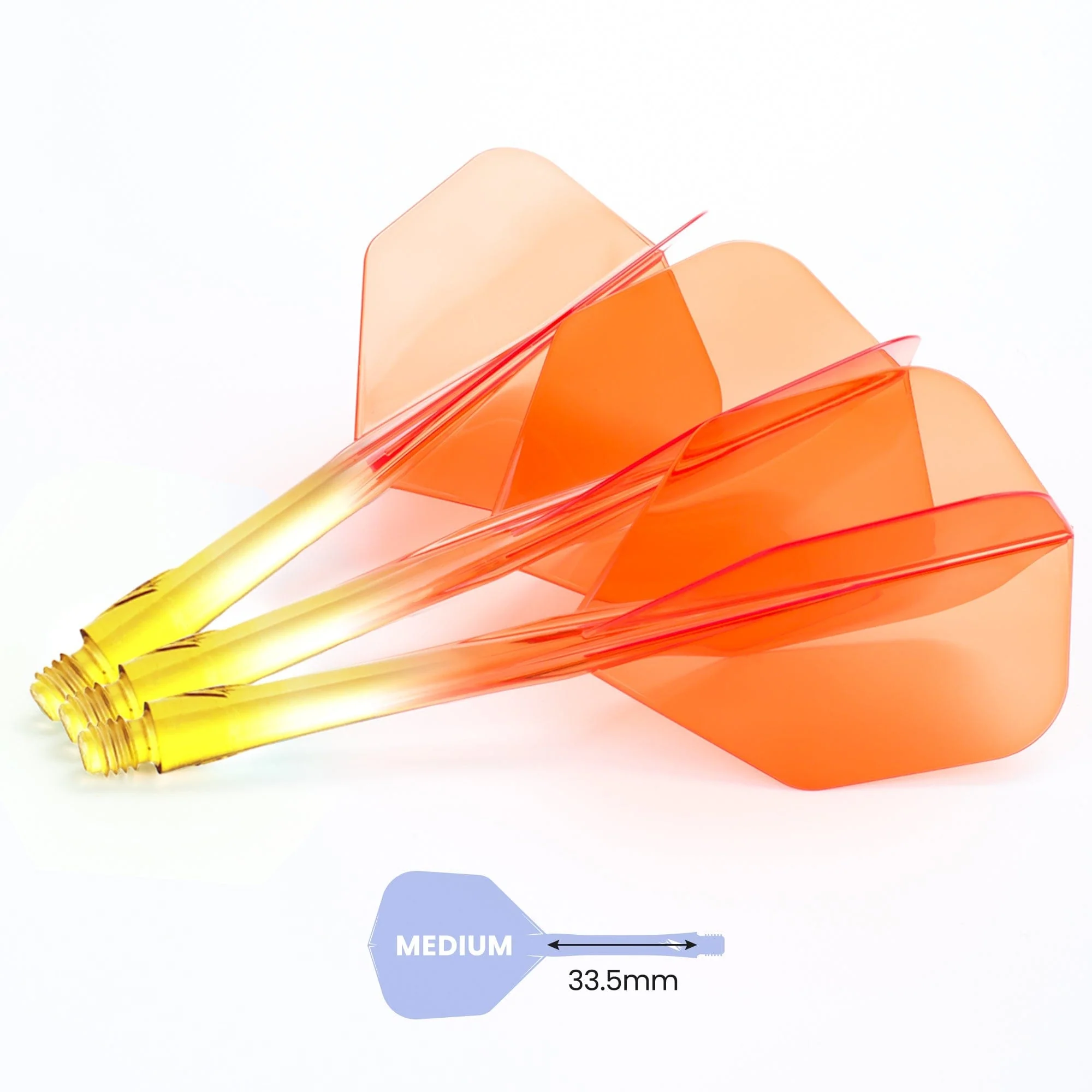 Caliburn SUP Flights - Moulded Flight & Shaft - Standard No6 - Two Tone - Image 11