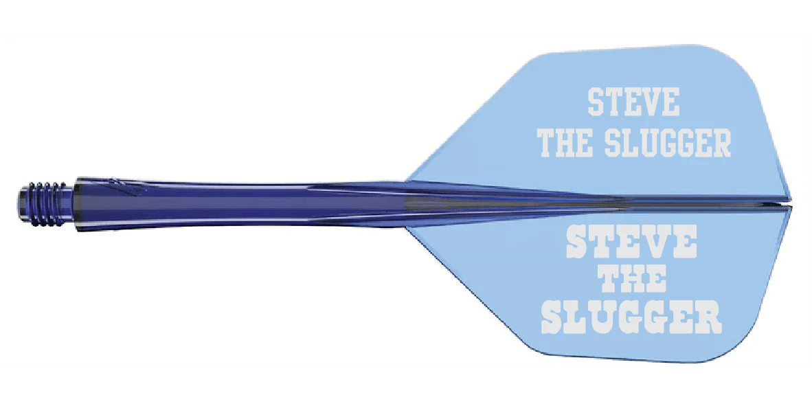 Caliburn SUP Flights - Moulded Flight & Shaft - Standard No6 - Two Tone - Image 15