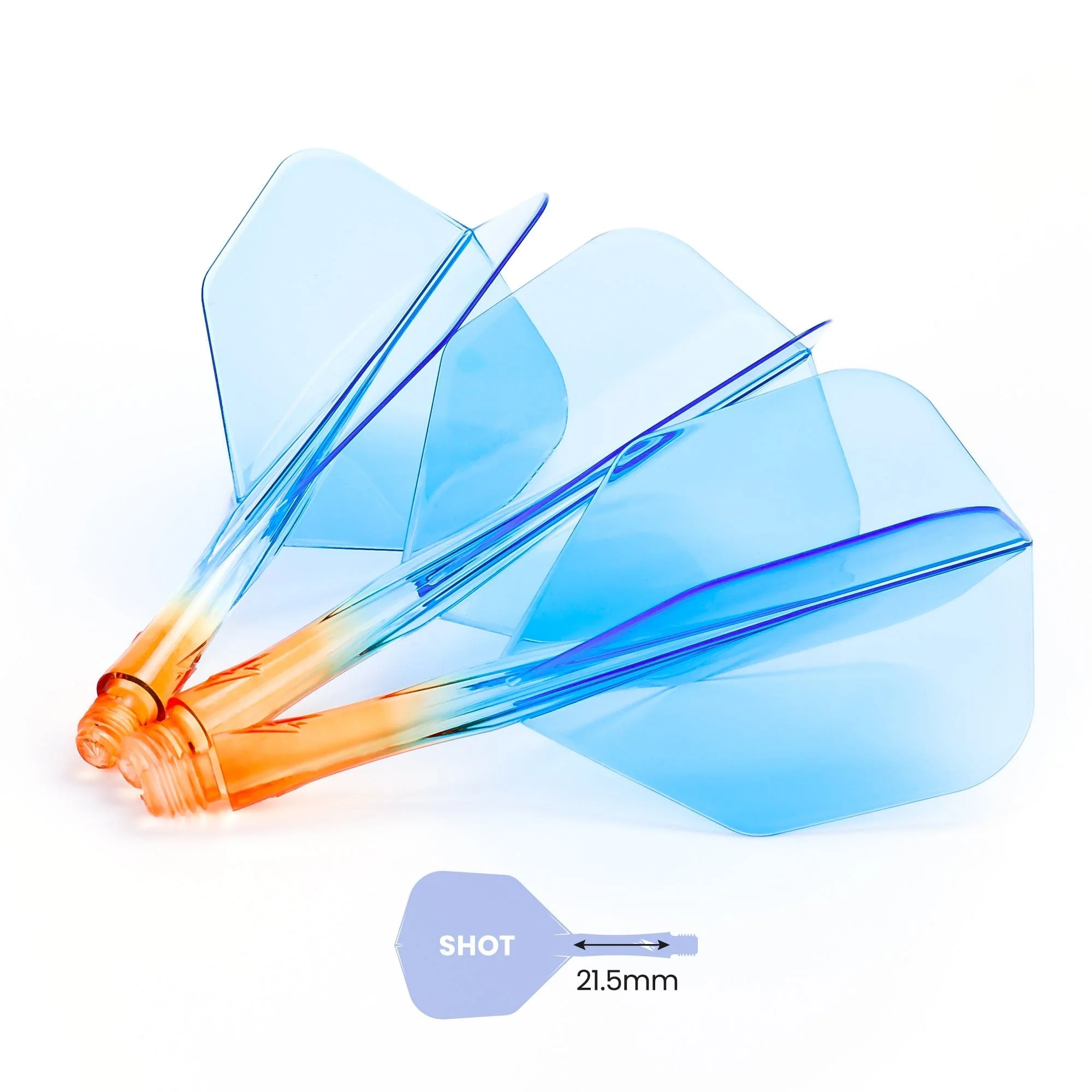 Caliburn SUP Flights - Moulded Flight & Shaft - Standard No6 - Two Tone - Image 9
