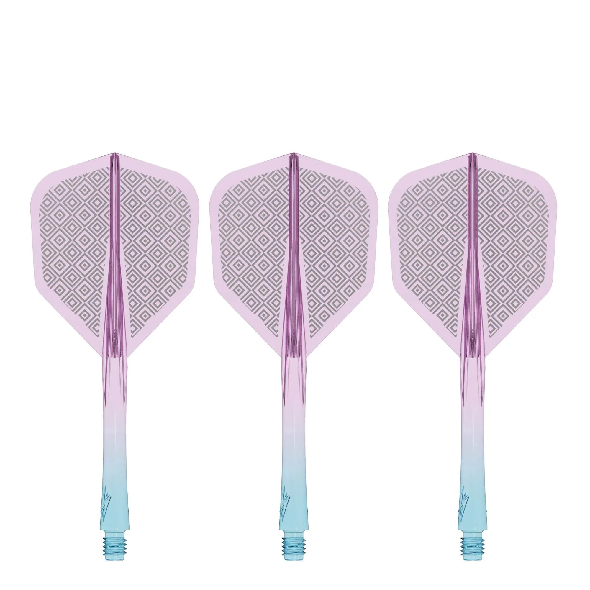 Caliburn SUP Flights - Moulded Shaft and Flight -  Standard No6 - Block - Blue & Purple - Image 4