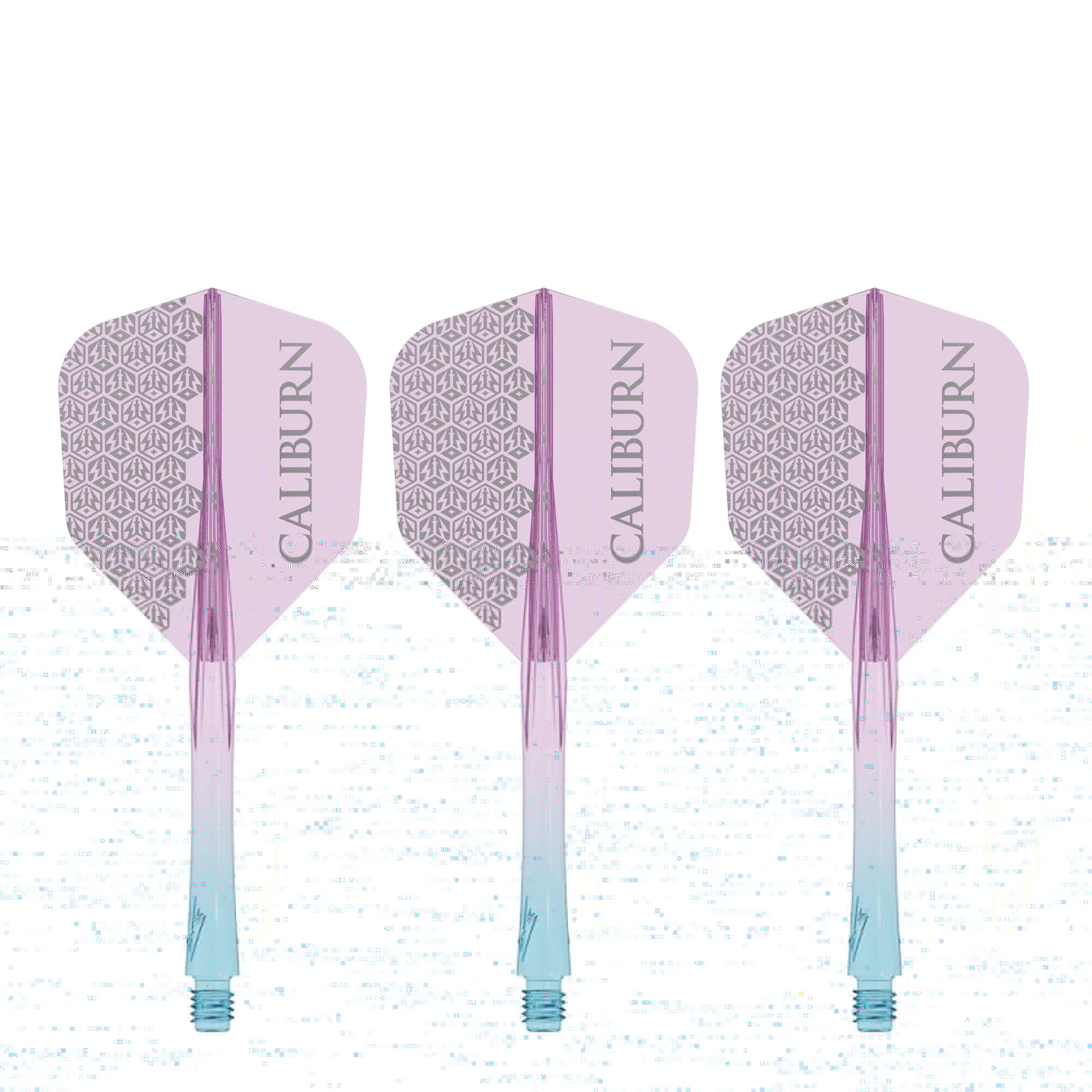 Caliburn SUP Flights - Moulded Shaft and Flight -  Standard No6 - Logo - Blue & Purple - Image 4