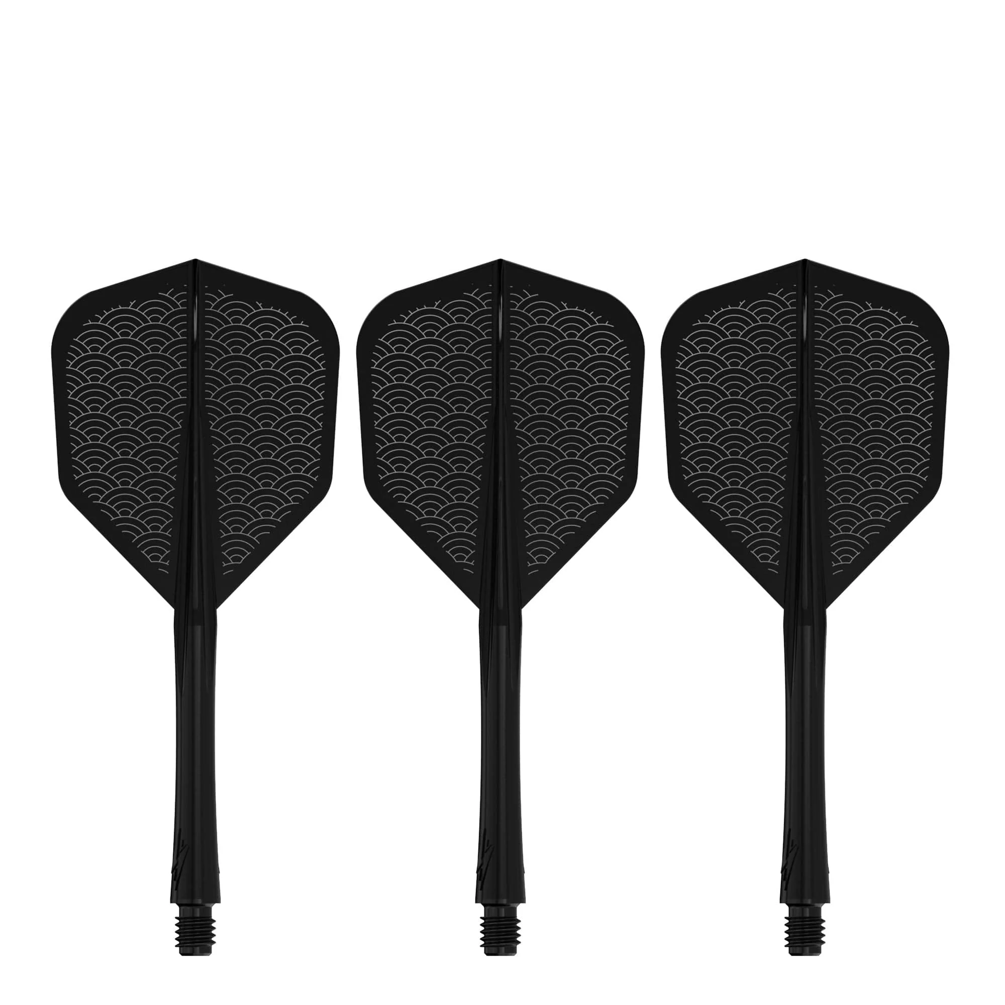 Caliburn SUP Flights - Moulded Shaft and Flight - Standard No6 - Waves - Black - Image 4