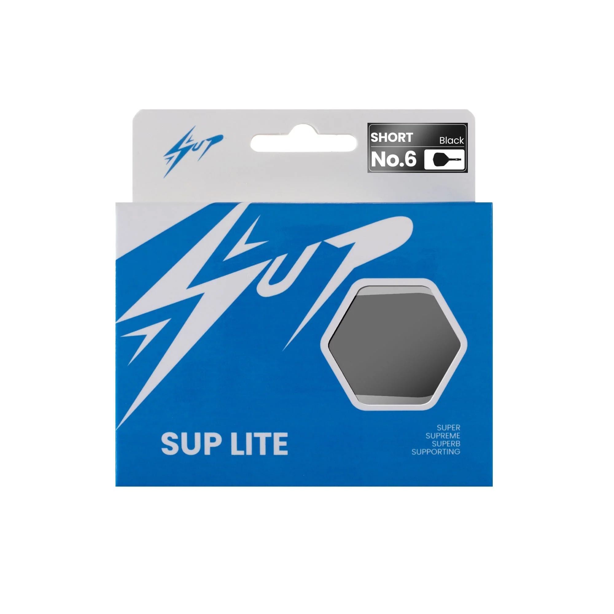 Caliburn SUP Lite Dart Flights - Moulded Flight & Shaft - Standard No6 - Black - Image 5