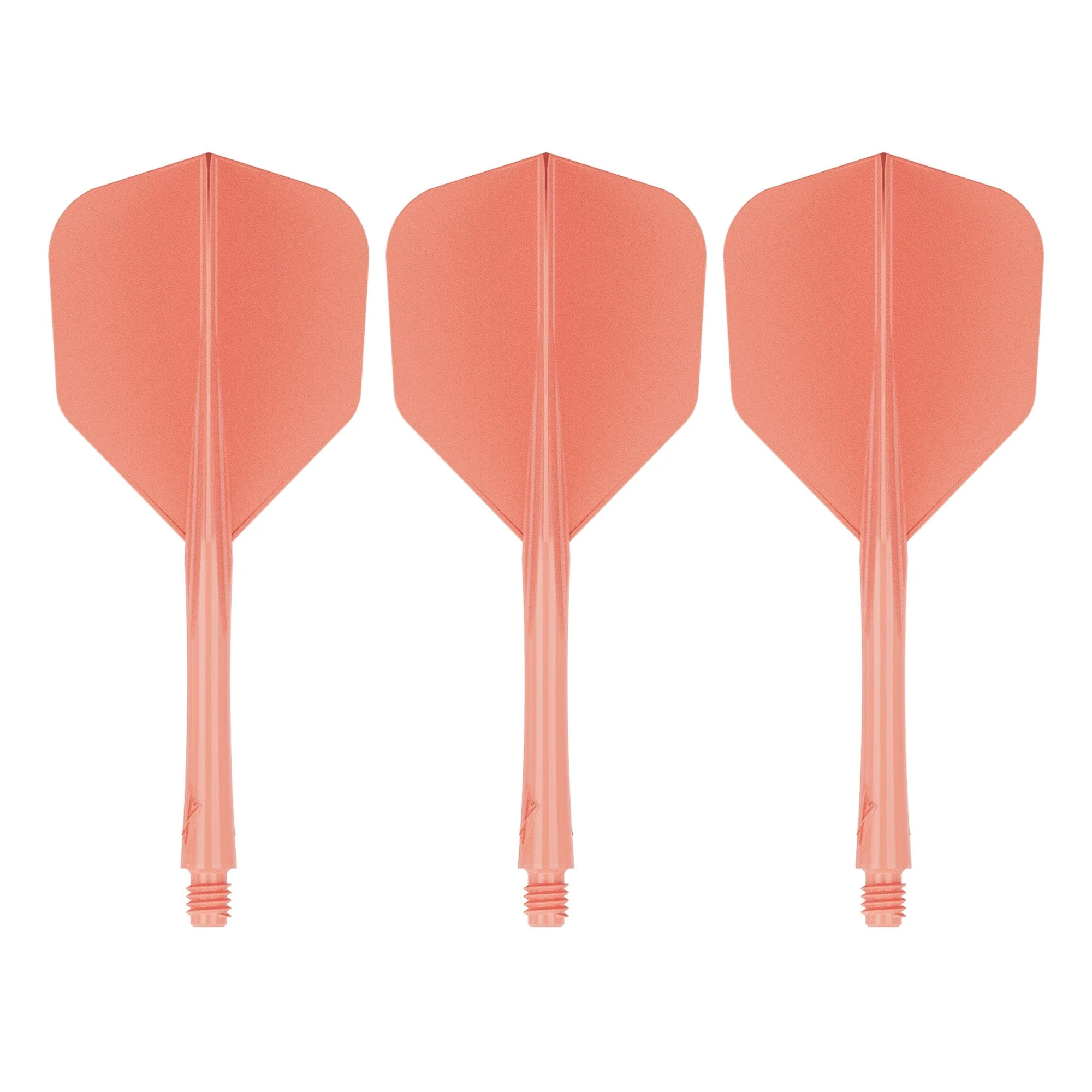 Caliburn SUP Lite Dart Flights - Moulded Flight & Shaft - Standard No6 - Tangerine - Image 2