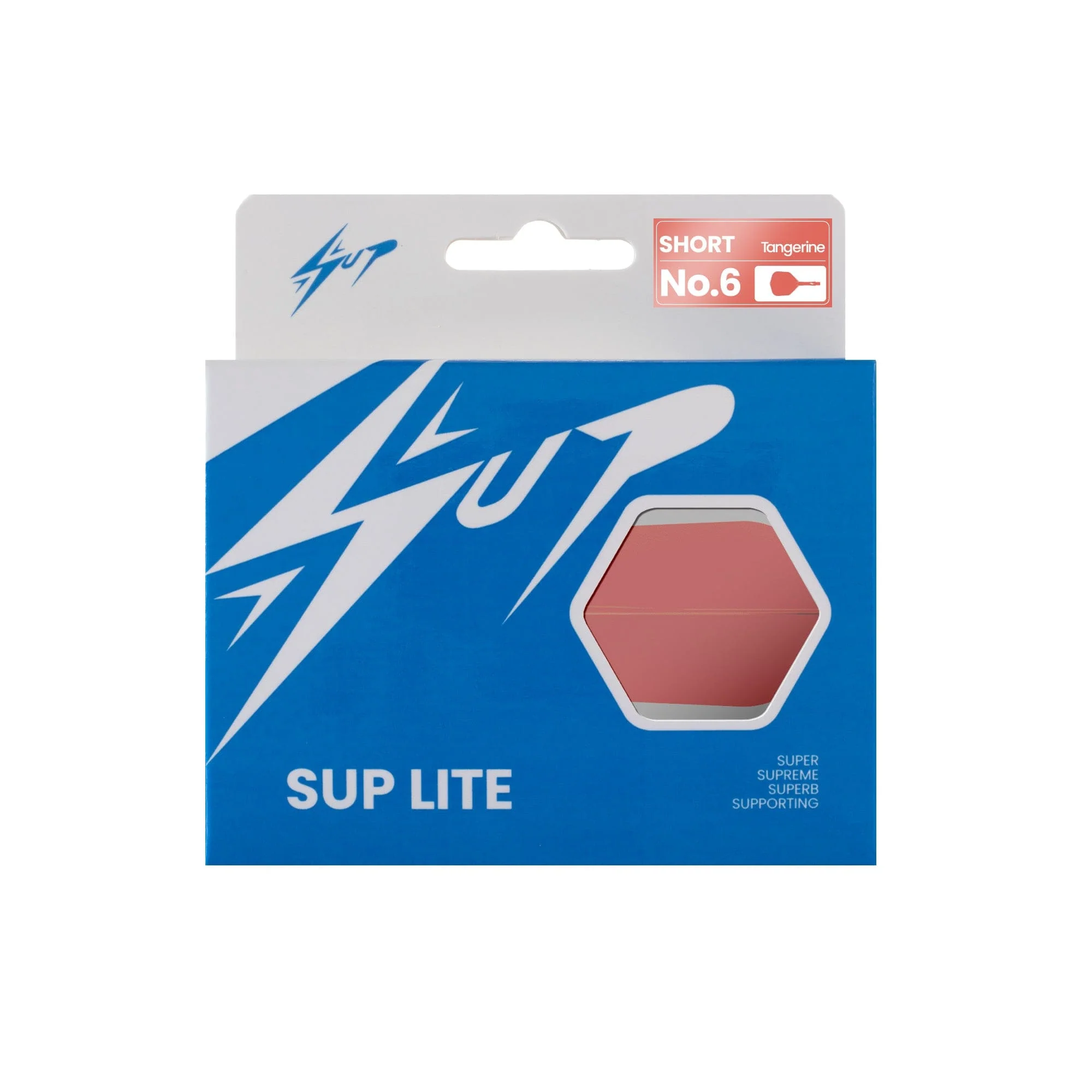 Caliburn SUP Lite Dart Flights - Moulded Flight & Shaft - Standard No6 - Tangerine - Image 5