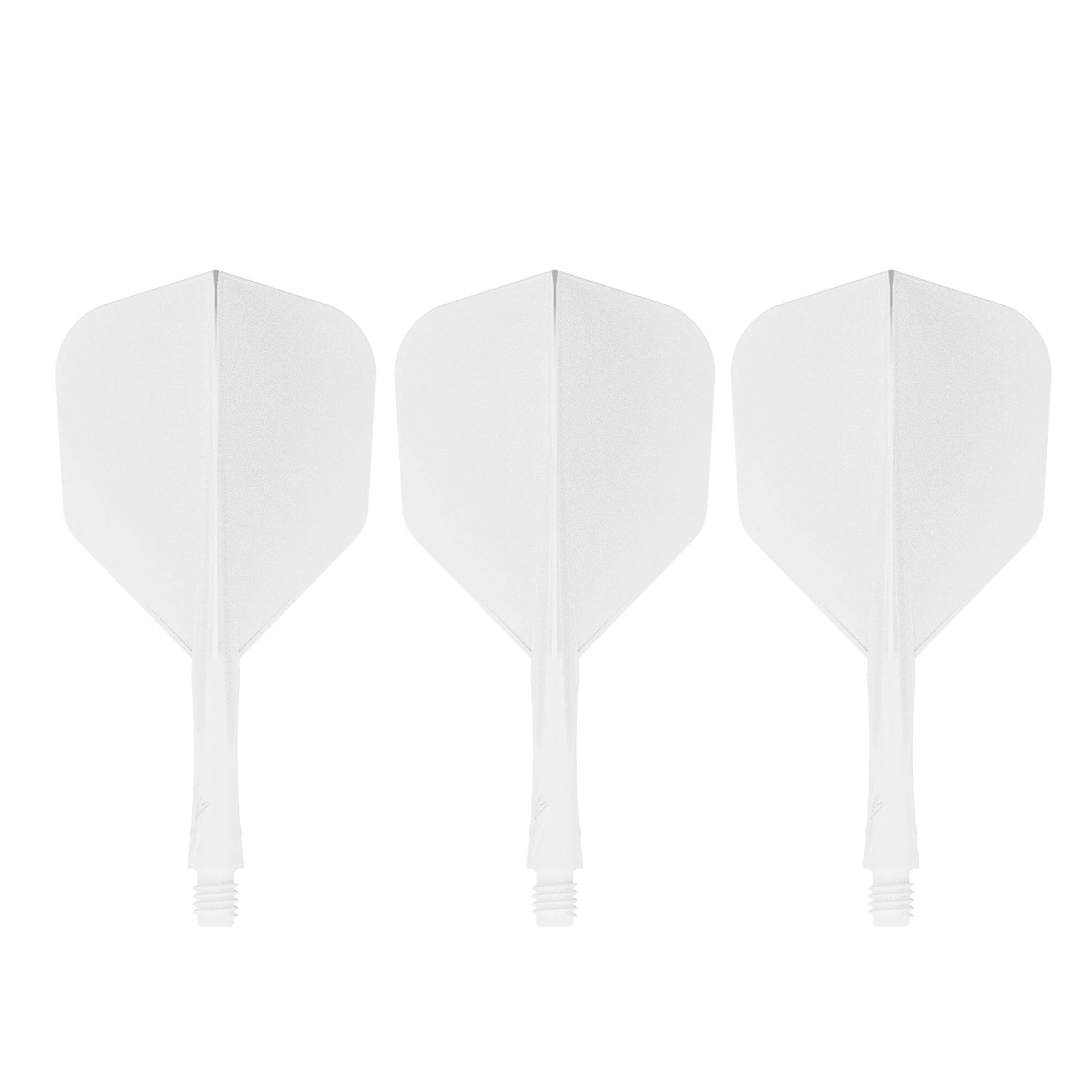 Caliburn SUP Lite Dart Flights - Moulded Flight & Shaft - Standard No6 - White - Image 4