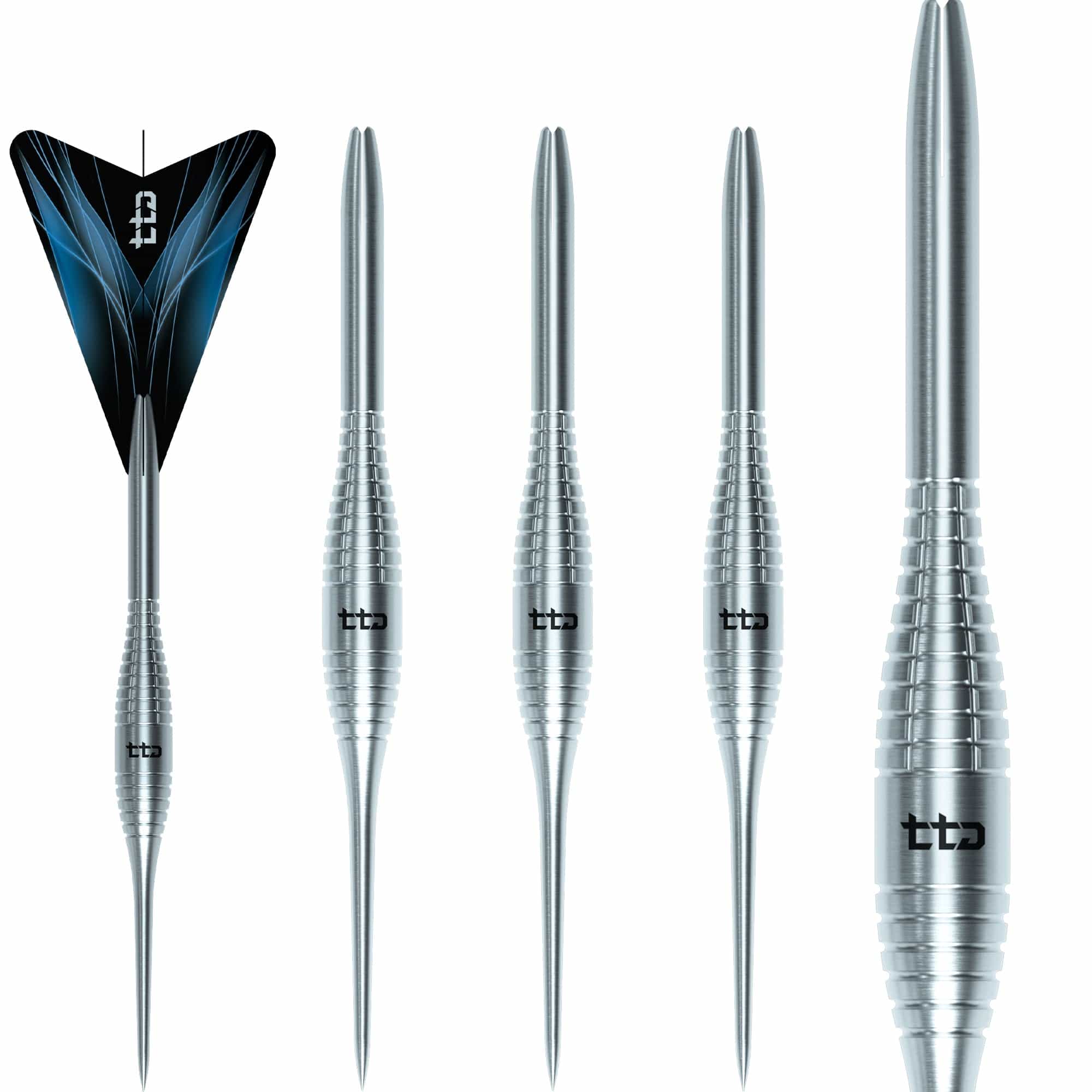 Caliburn TTD Darts - Complete Titanium Dart - T2 - Silver - Image 2