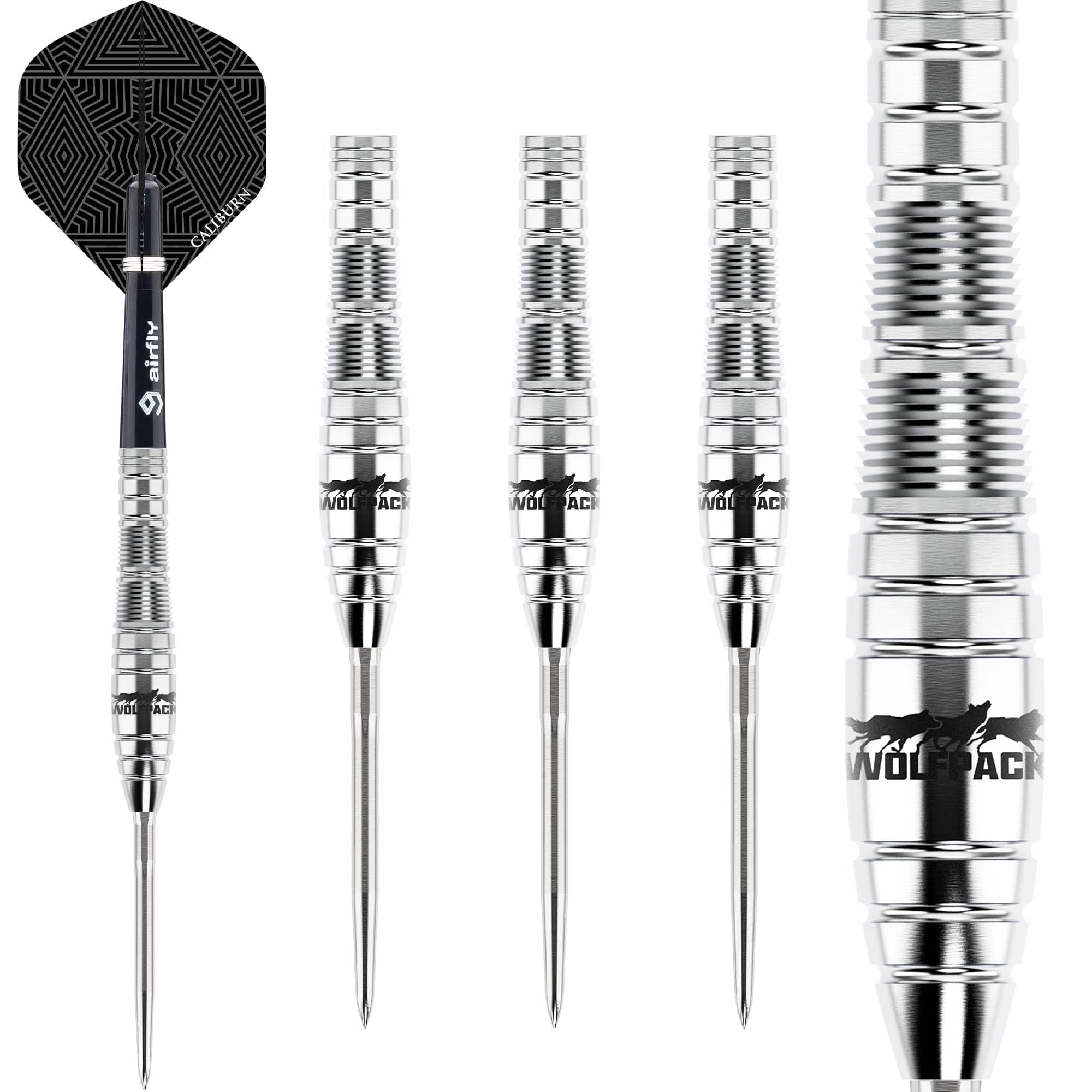 Caliburn Wolfpack Darts - Steel Tip - 90% Tungsten - W2 - 22g - Image 4