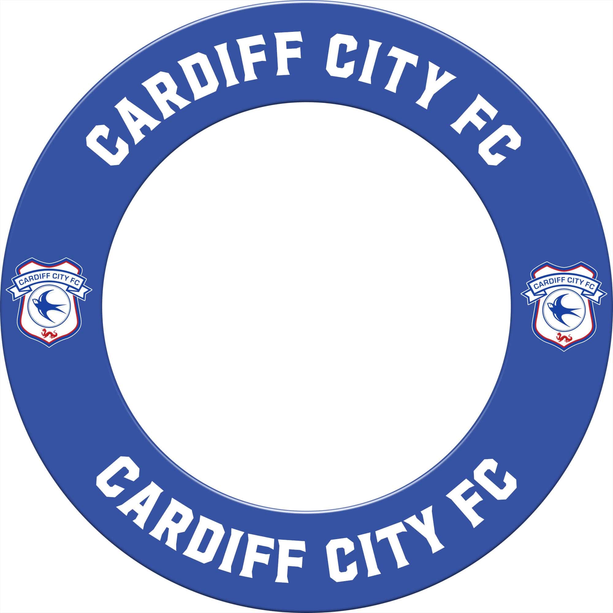 Cardiff City FC - Official Licensed - Dartboard Surround - S1 - Blue Crest