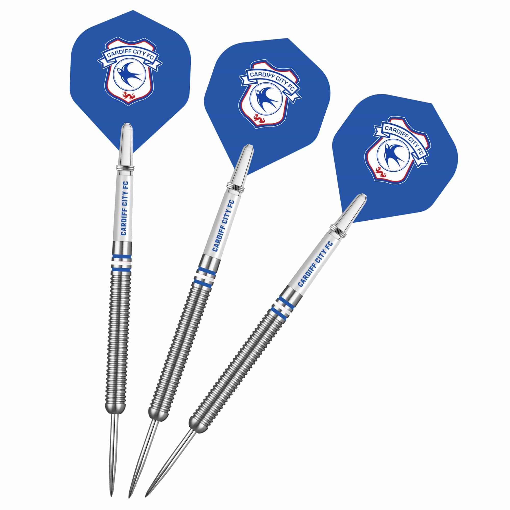 Cardiff City FC - Official Licensed - Steel Tip Darts - Tungsten - 24g - Image 5