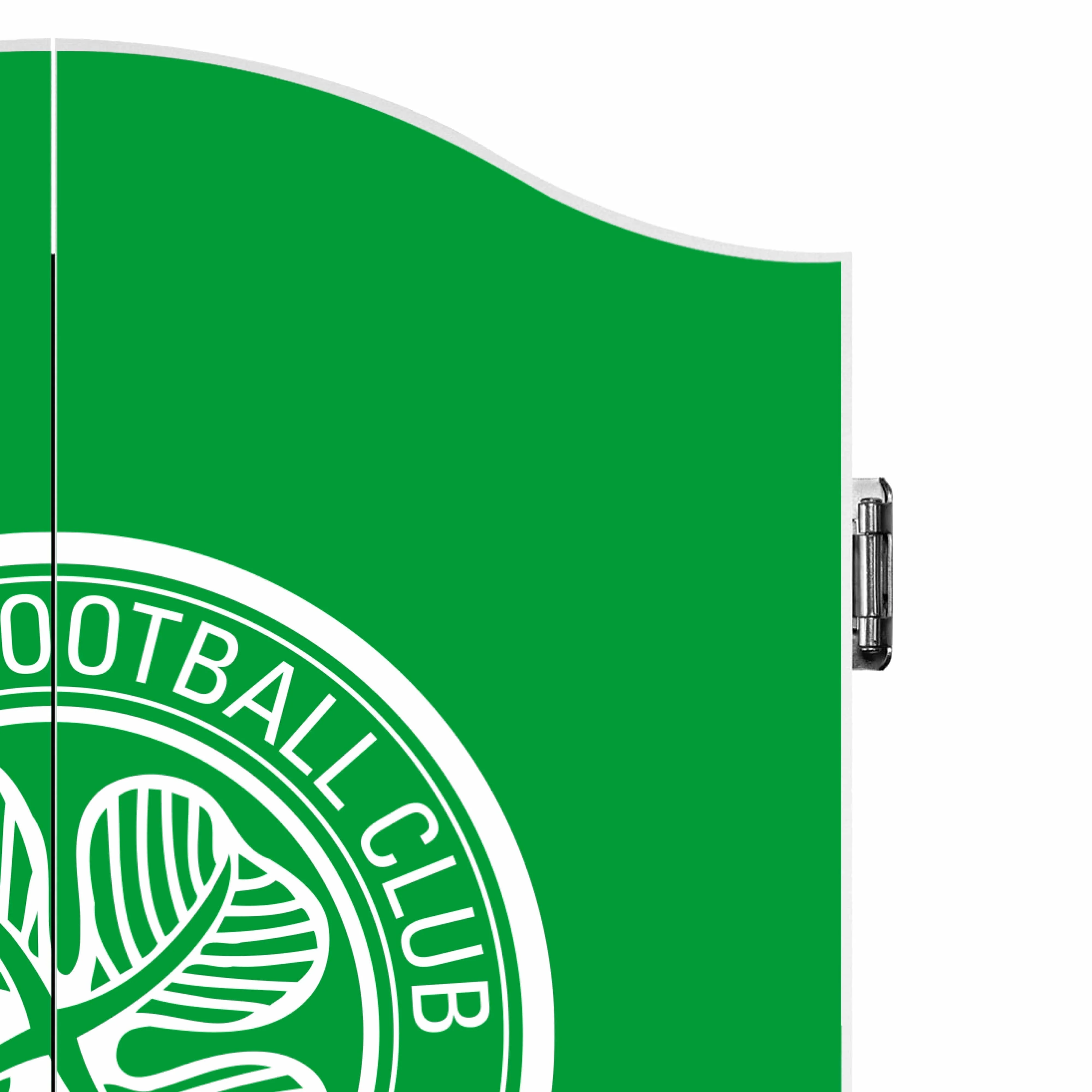 Celtic FC Dartboard Cabinet - Official Licensed - Celtic - C1 - Crest - Image 2