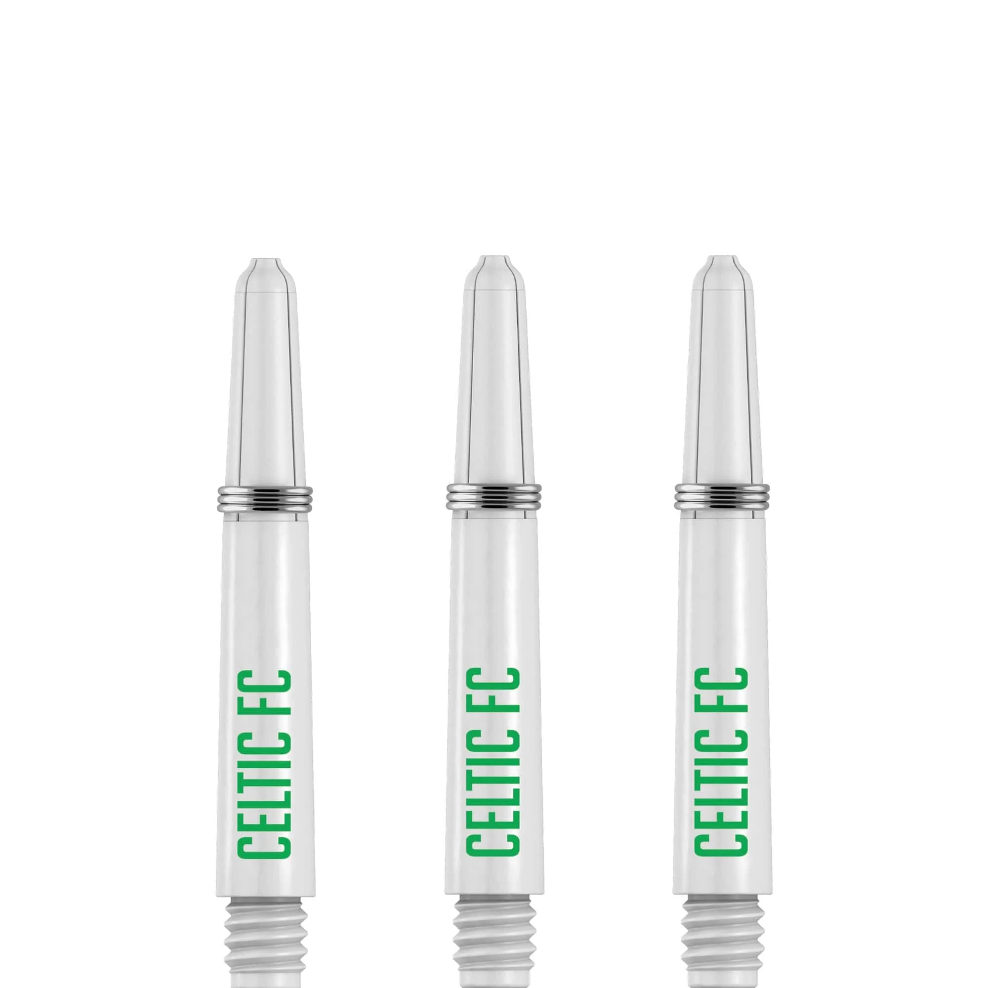 Celtic FC Nylon Shafts - Dart Stems with Springs - Celtic Football - White - Image 4