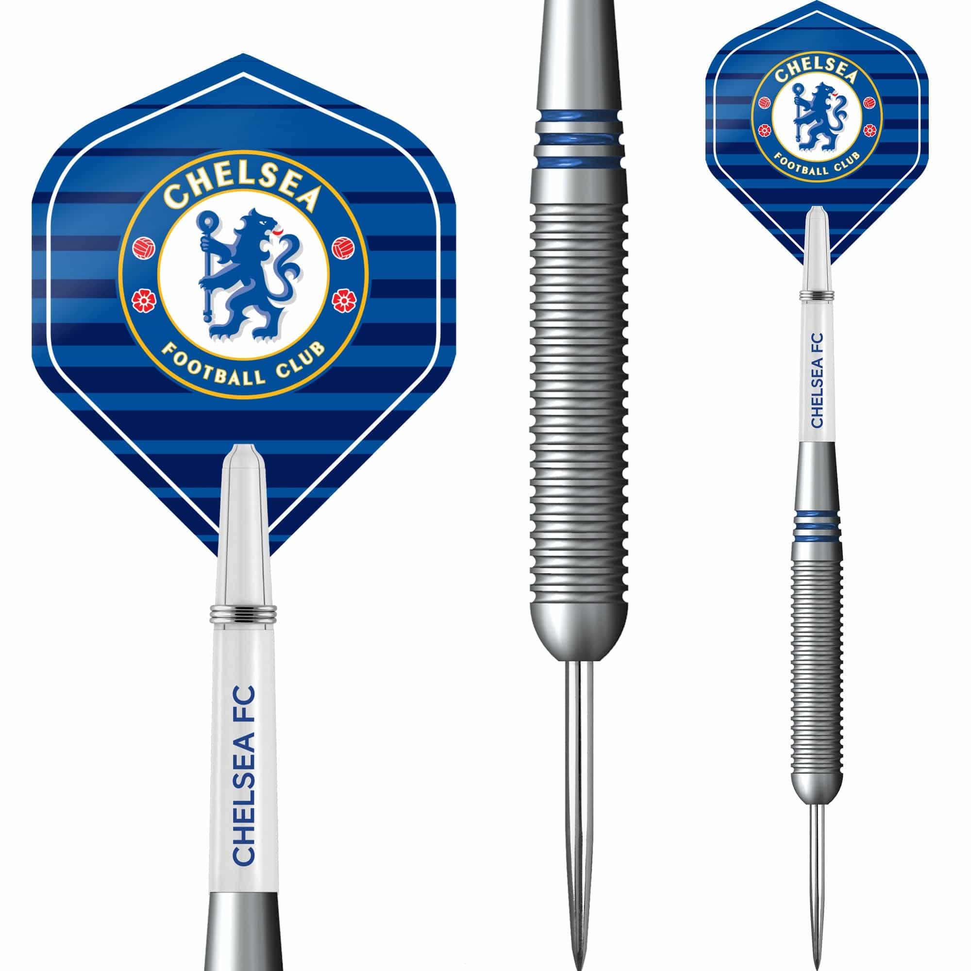 Chelsea Football Darts - Steel Tip Brass - Official Licensed - Chelsea FC - 22g - Image 2