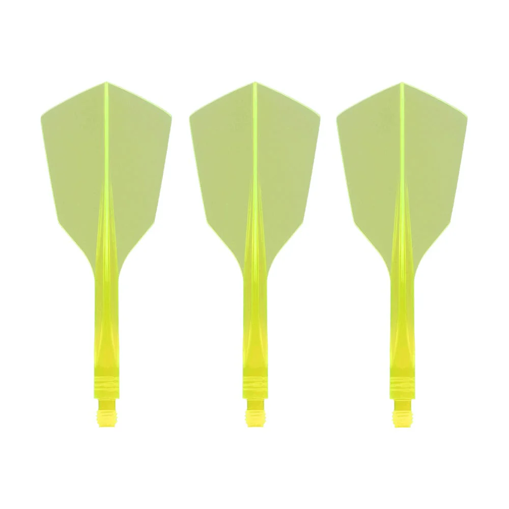 Condor AXE 120 Dart Flights - Narrow - Neon Yellow