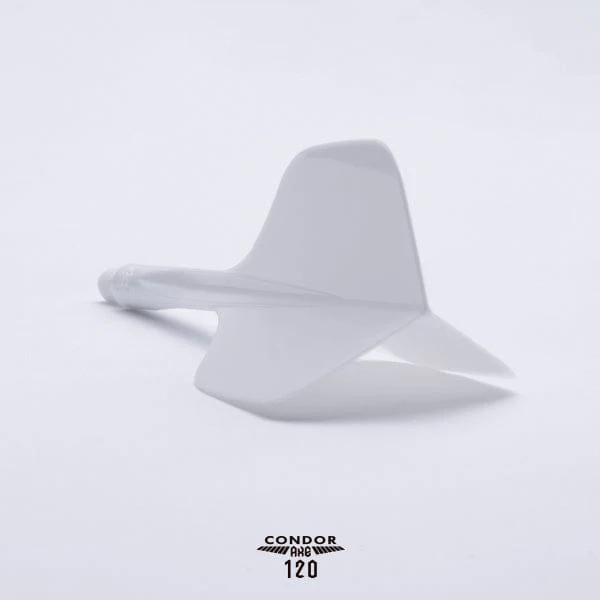 Condor AXE 120 Dart Flights - Small - White - Image 3