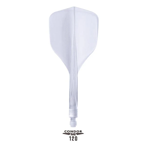 Condor AXE 120 Dart Flights - Small - White - Image 4