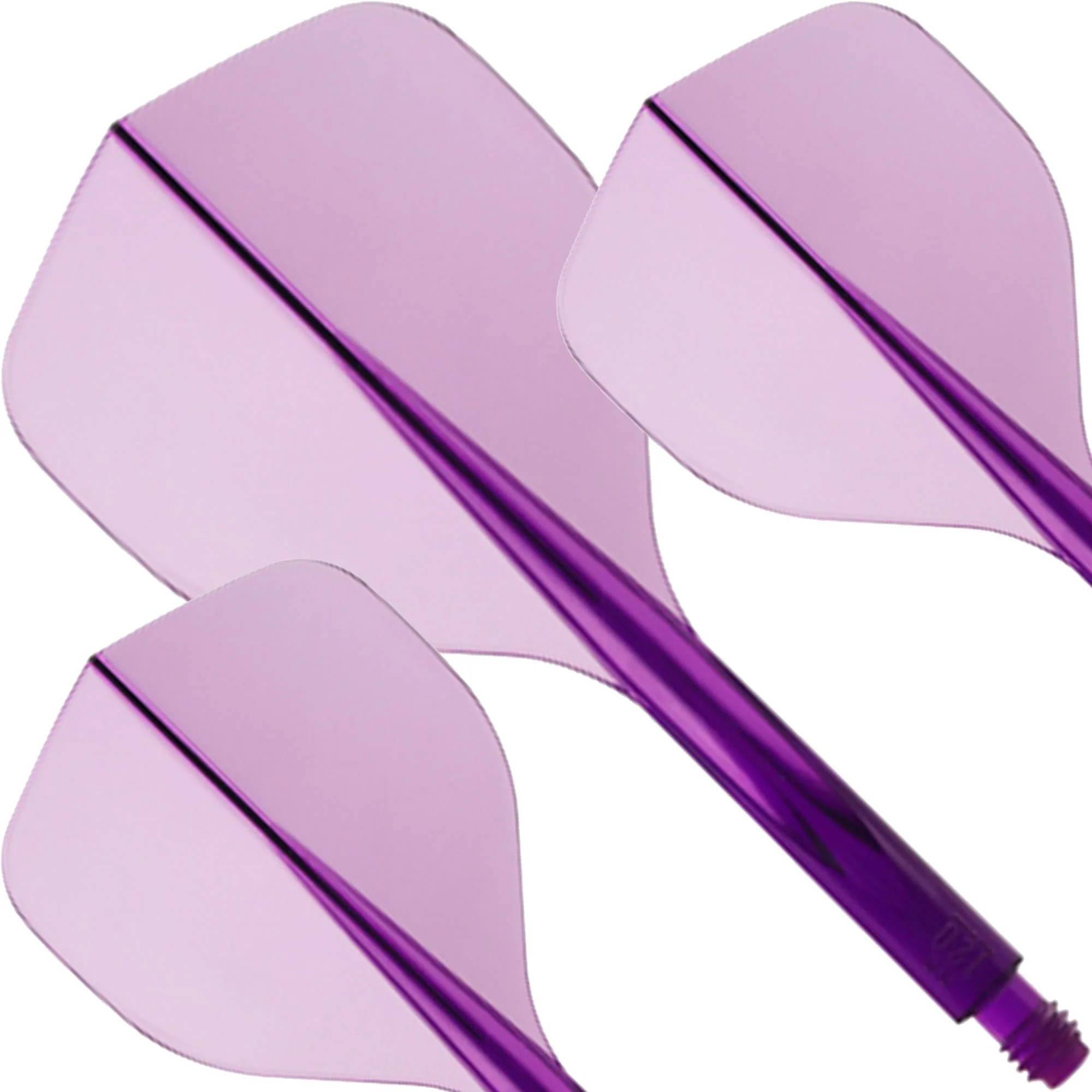 Condor AXE 120 Dart Flights - Standard - Clear Purple - Image 3