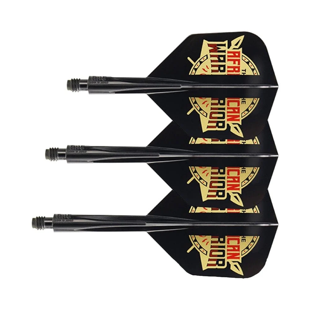 *Condor AXE Dart Flights - Devon Petersen - Small - African Warrior - Inspiration 2 - Black - Image 7