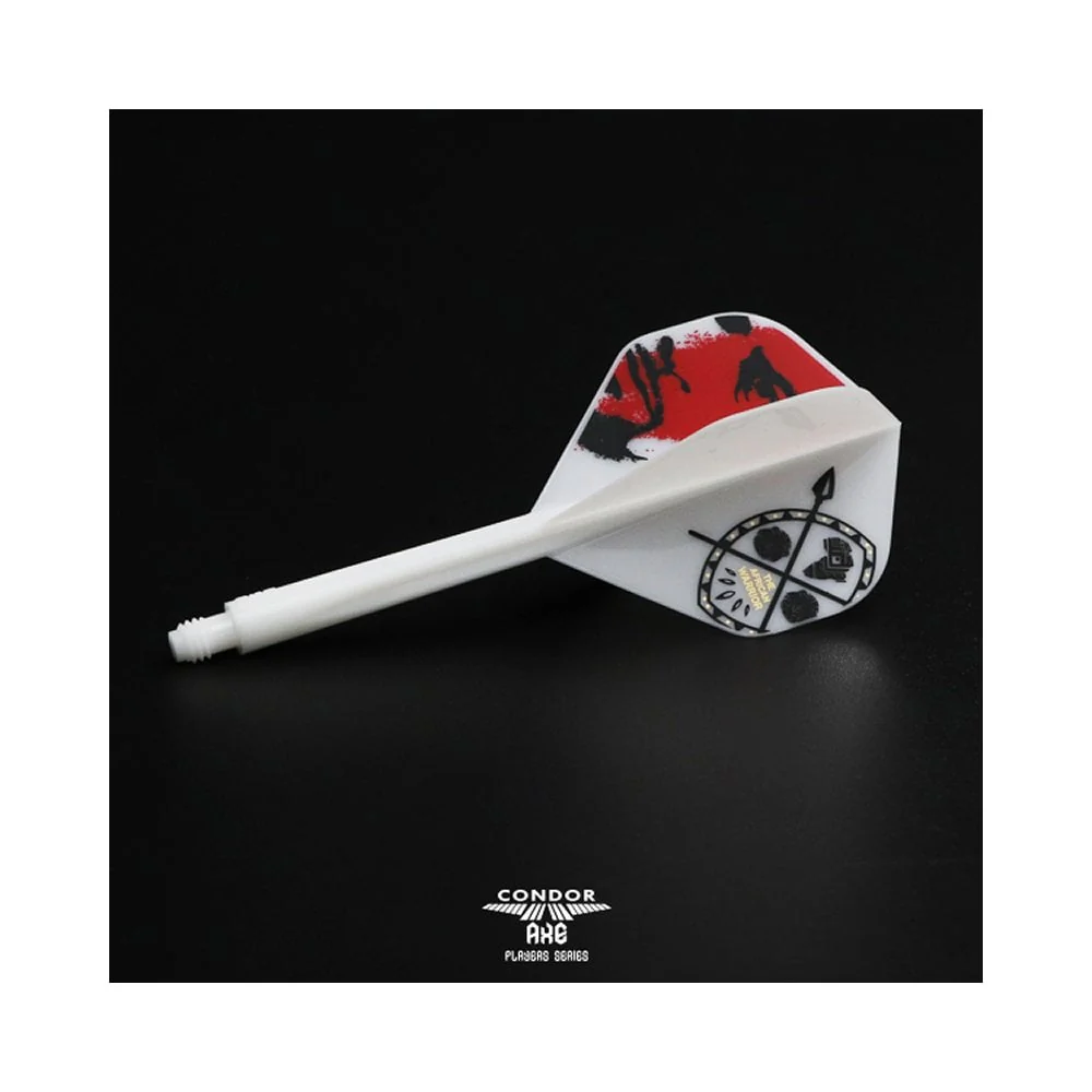 *Condor AXE Dart Flights - Devon Petersen - Standard - African Warrior - Inspiration 3 - White - Image 3