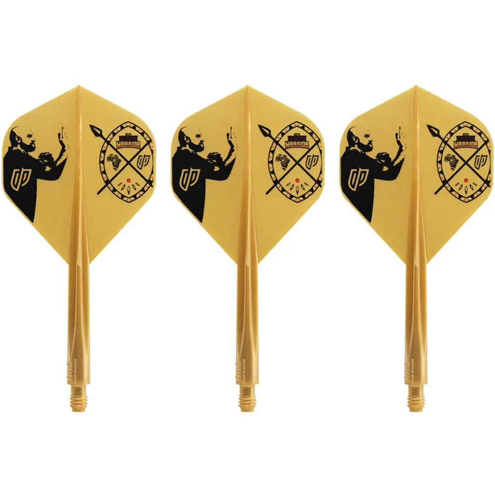 *Condor AXE Dart Flights - Devon Petersen - Standard - African Warrior - Inspiration 4 - Gold - Image 2