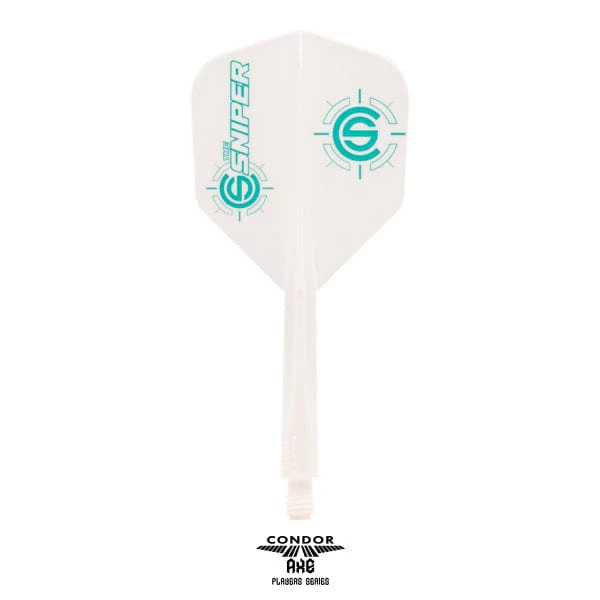 *Condor AXE Dart Flights - Small - Connor Scutt - The Sniper - White - Image 2