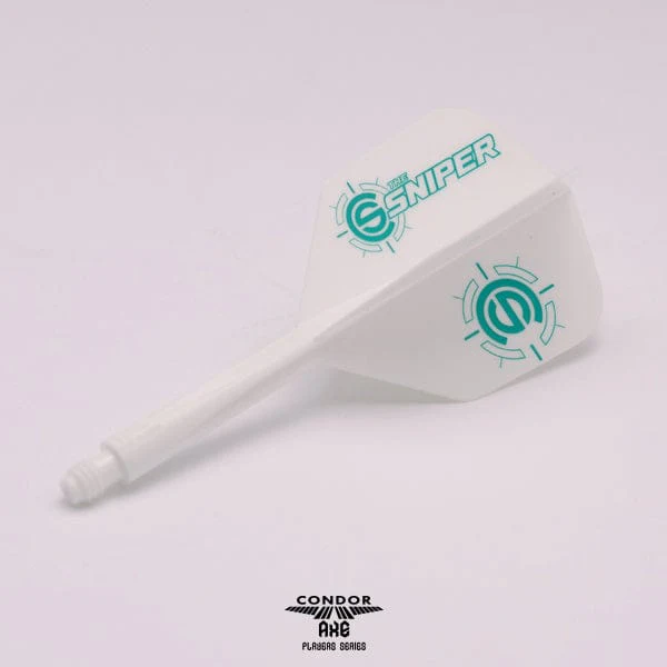 *Condor AXE Dart Flights - Small - Connor Scutt - The Sniper - White - Image 3
