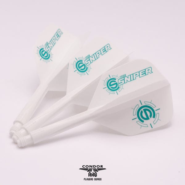*Condor AXE Dart Flights - Small - Connor Scutt - The Sniper - White - Image 4