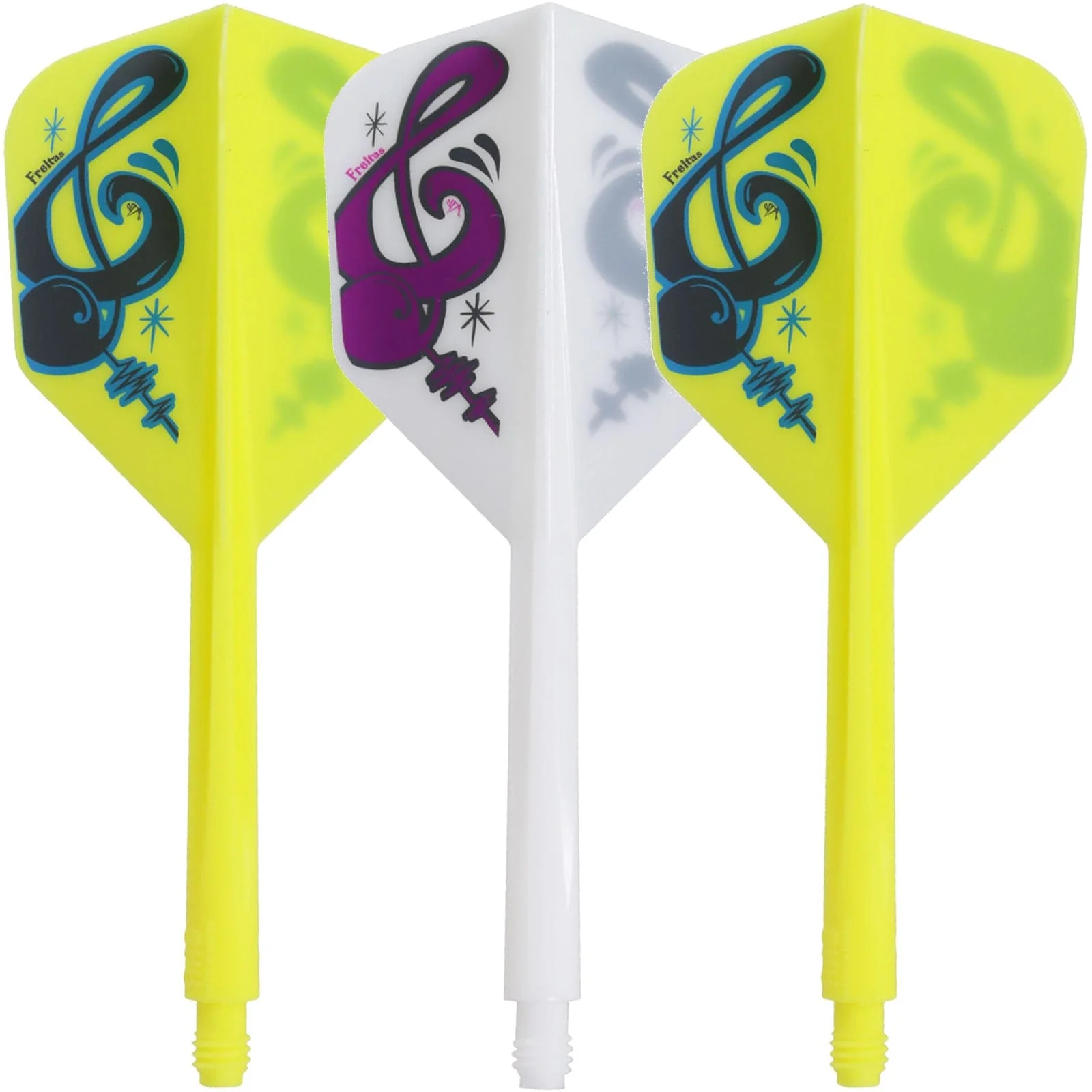 *Condor AXE Dart Flights - Small - Musical Note - Mix - Image 2