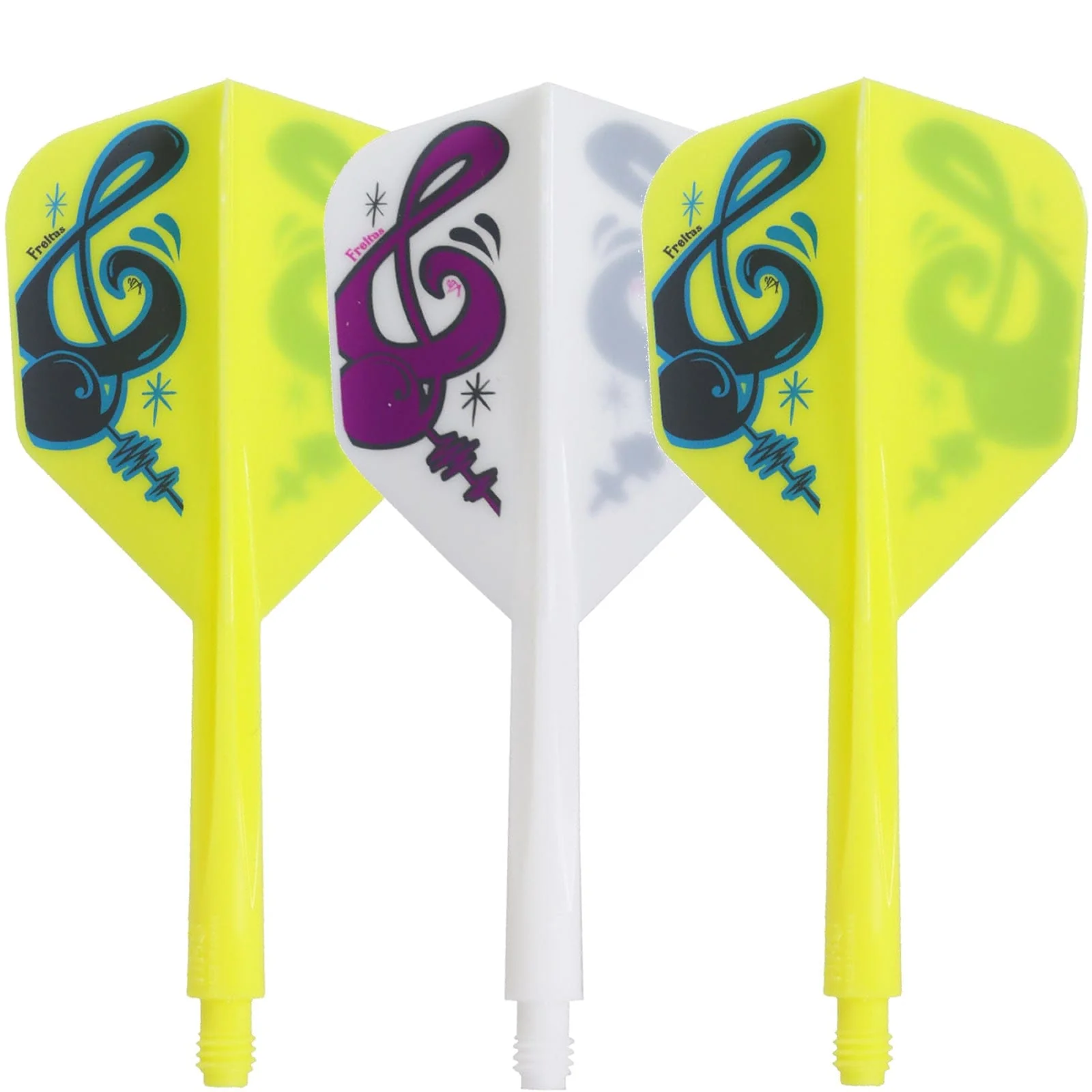 *Condor AXE Dart Flights - Small - Musical Note - Mix - Image 3
