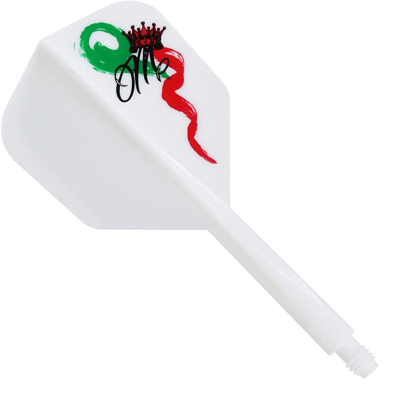 *Condor AXE Dart Flights - Small - Red Crown - White - Image 2