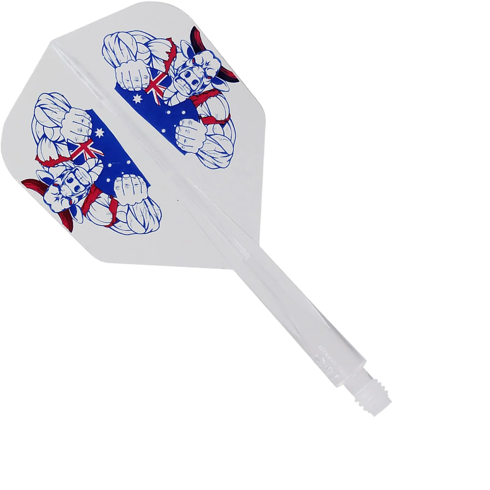 *Condor AXE Dart Flights - Small - The Bull - Clear - Image 3
