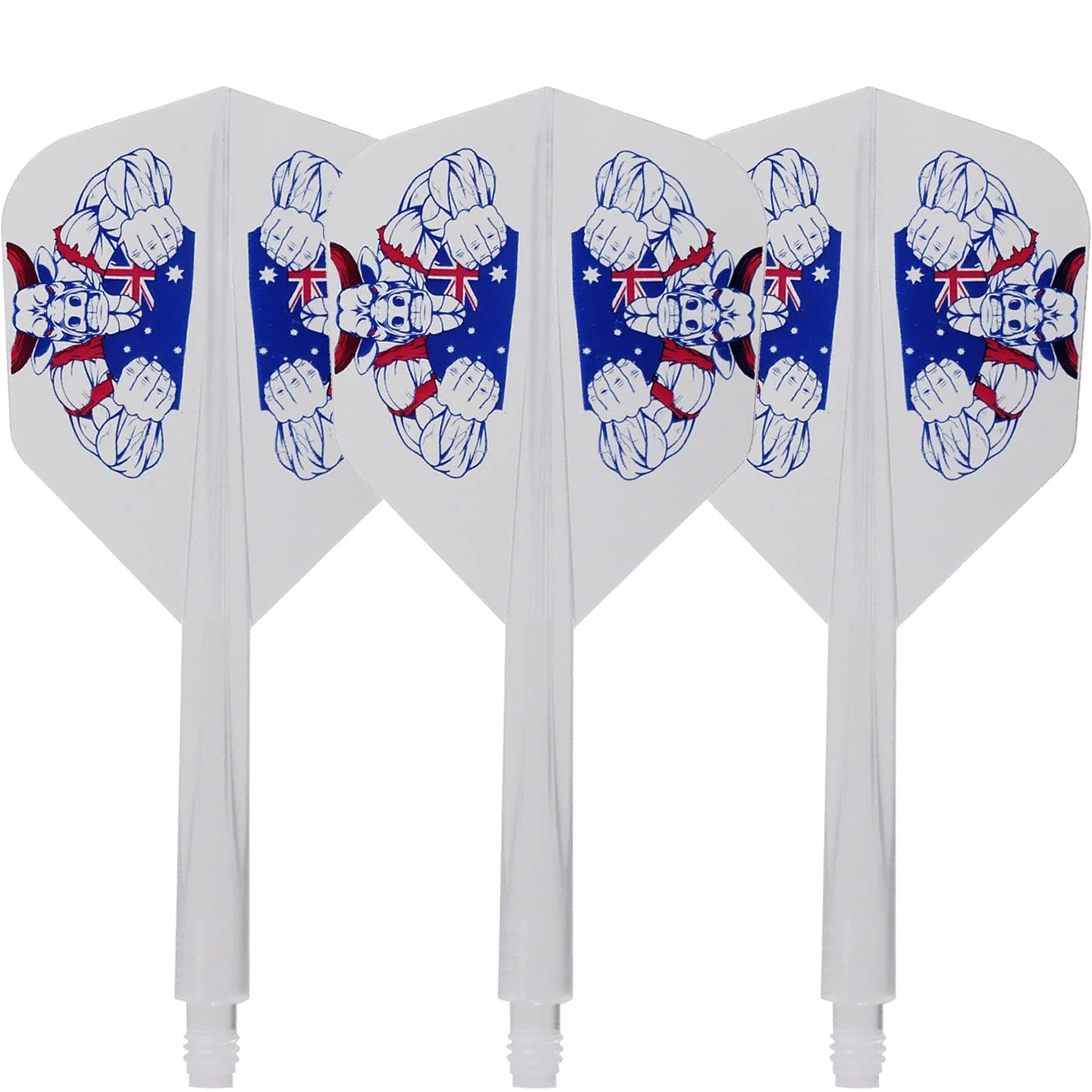 *Condor AXE Dart Flights - Small - The Bull - Clear - Image 5