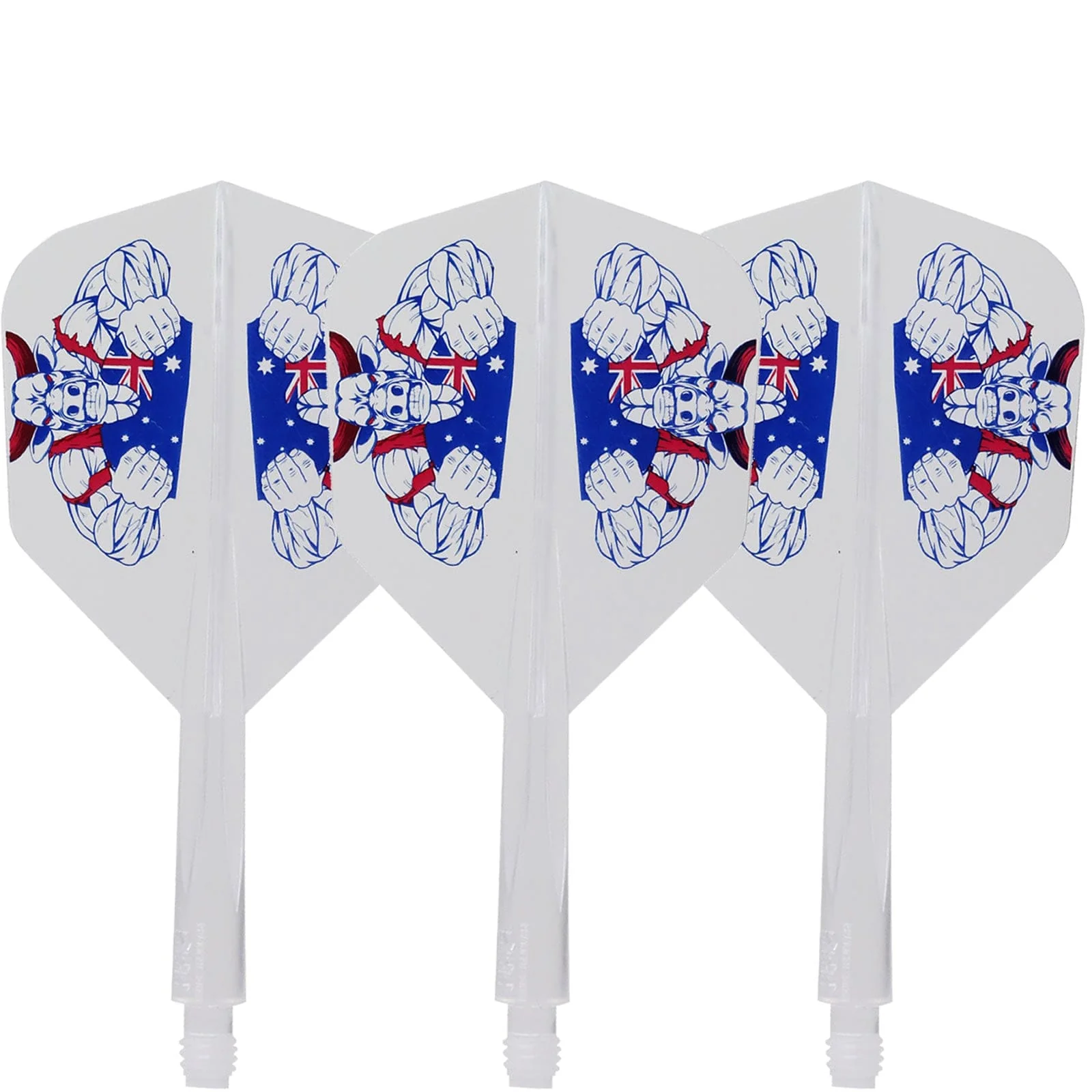 *Condor AXE Dart Flights - Small - The Bull - Clear - Image 6