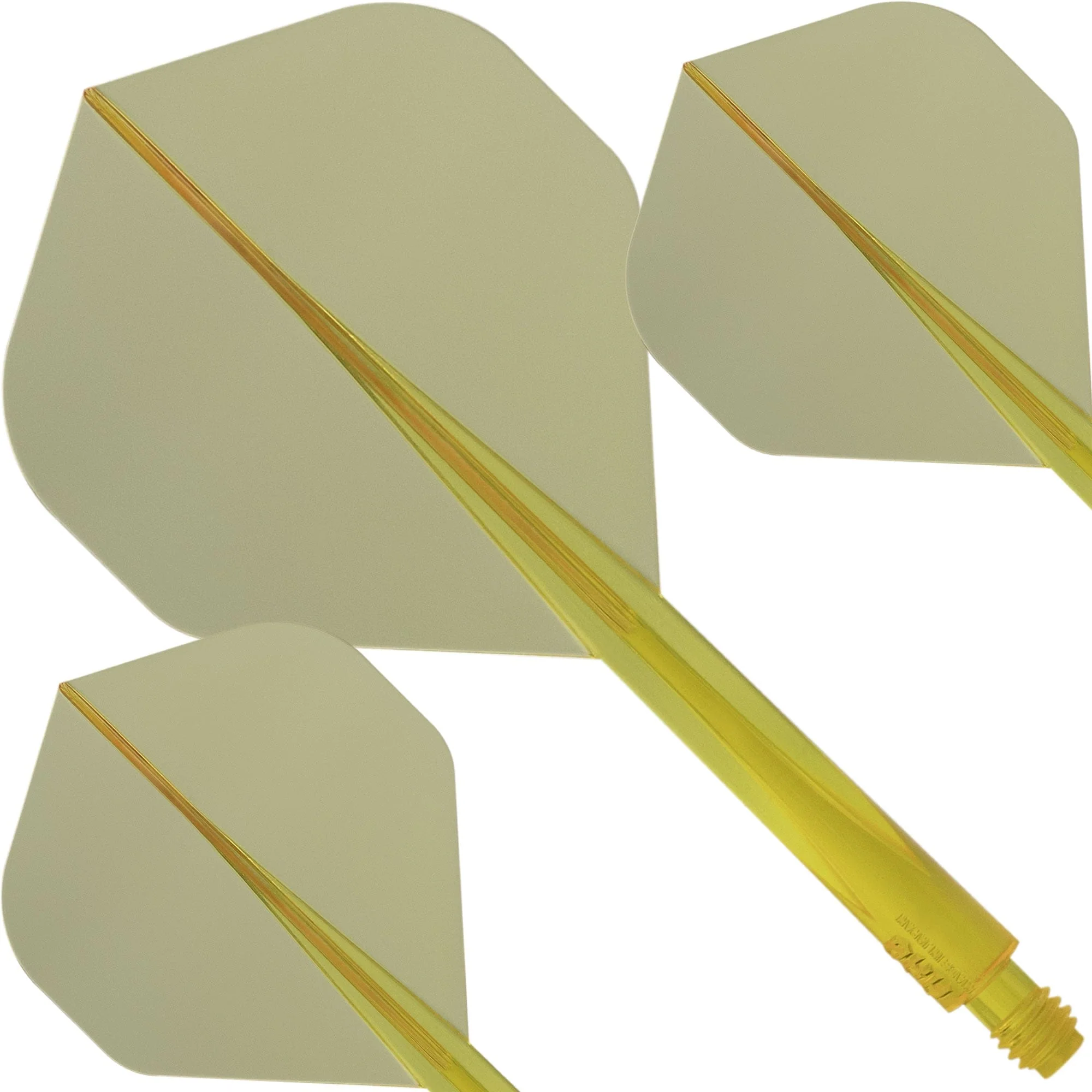 Condor AXE Dart Flights - Standard - Clear Yellow - Image 2