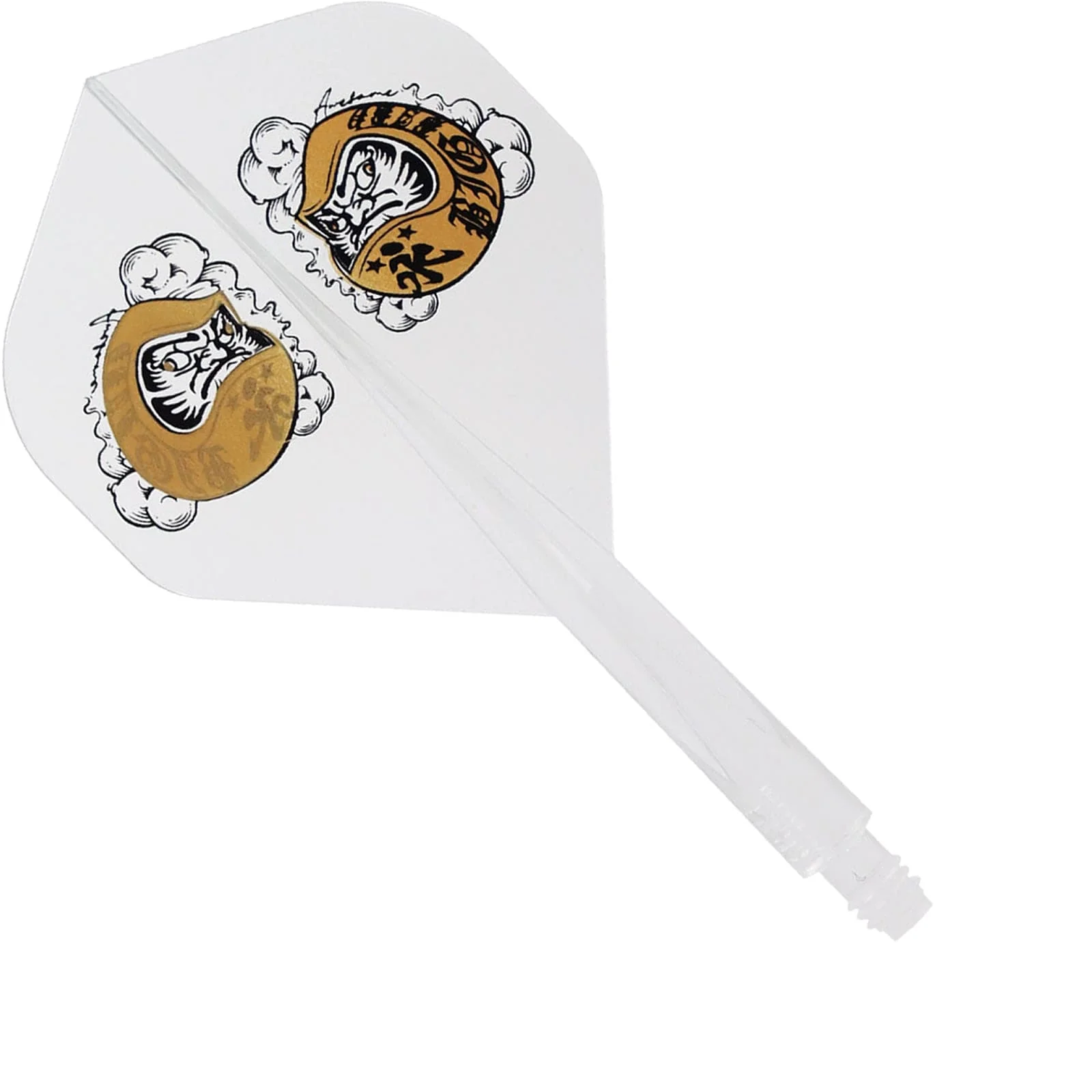 *Condor AXE Dart Flights - Standard - Daruma Baby - Clear Gold - Image 3