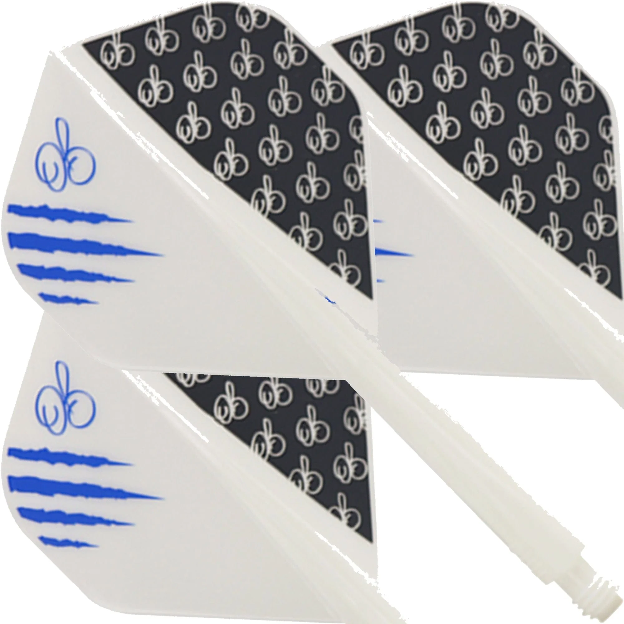 Condor AXE Dart Flights - The Master - Owen Bates - Standard - White - Image 2