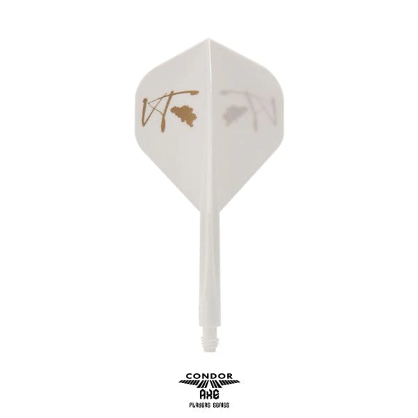 Condor AXE Dart Flights - Timothy Verbrugghe - Standard - White - Image 2
