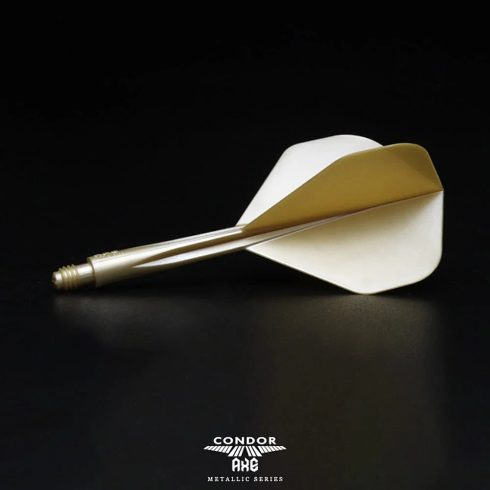 *Condor AXE Metallic Dart Flights - Standard - Champagne Gold - Image 3