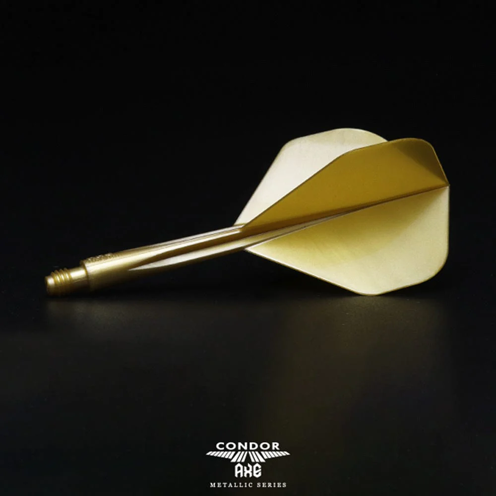 Condor AXE Metallic Dart Flights - Standard - Gold - Image 3