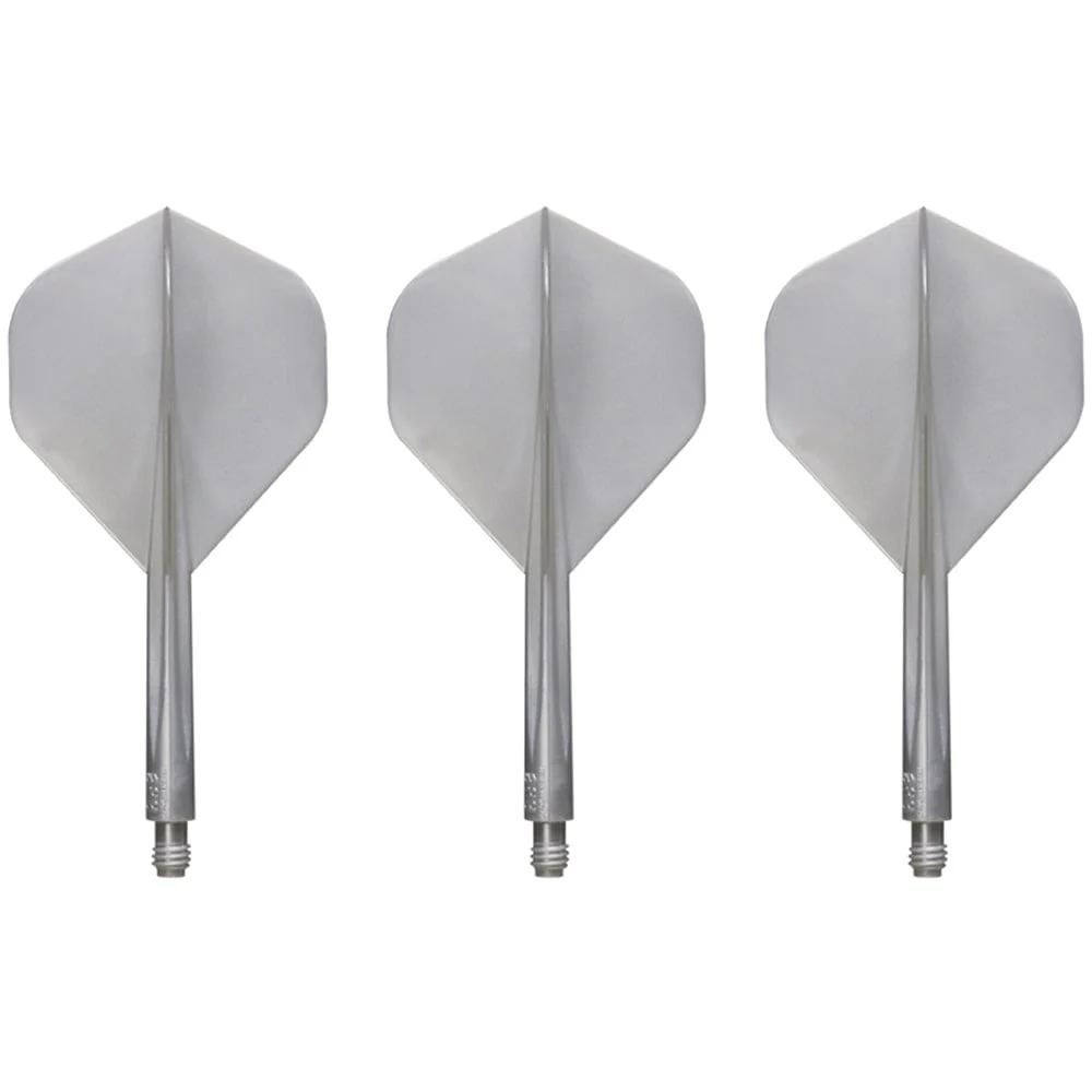 Condor AXE Metallic Dart Flights - Standard - Pearl Silver - Image 2